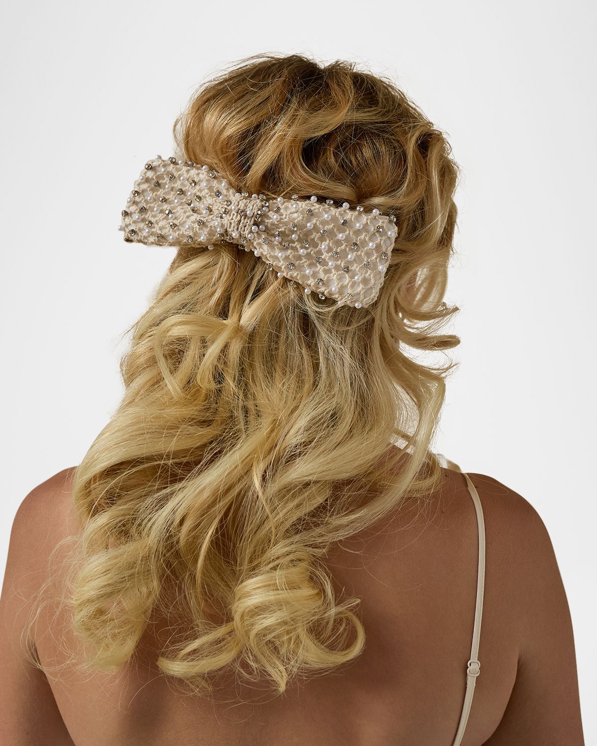 Lelet Ny Charlotte Pearly & Crystal Embellished Bow