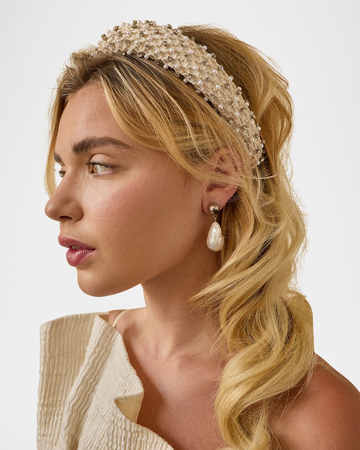 Lelet Ny Charlotte Pearl & Crystal Embellished Headband