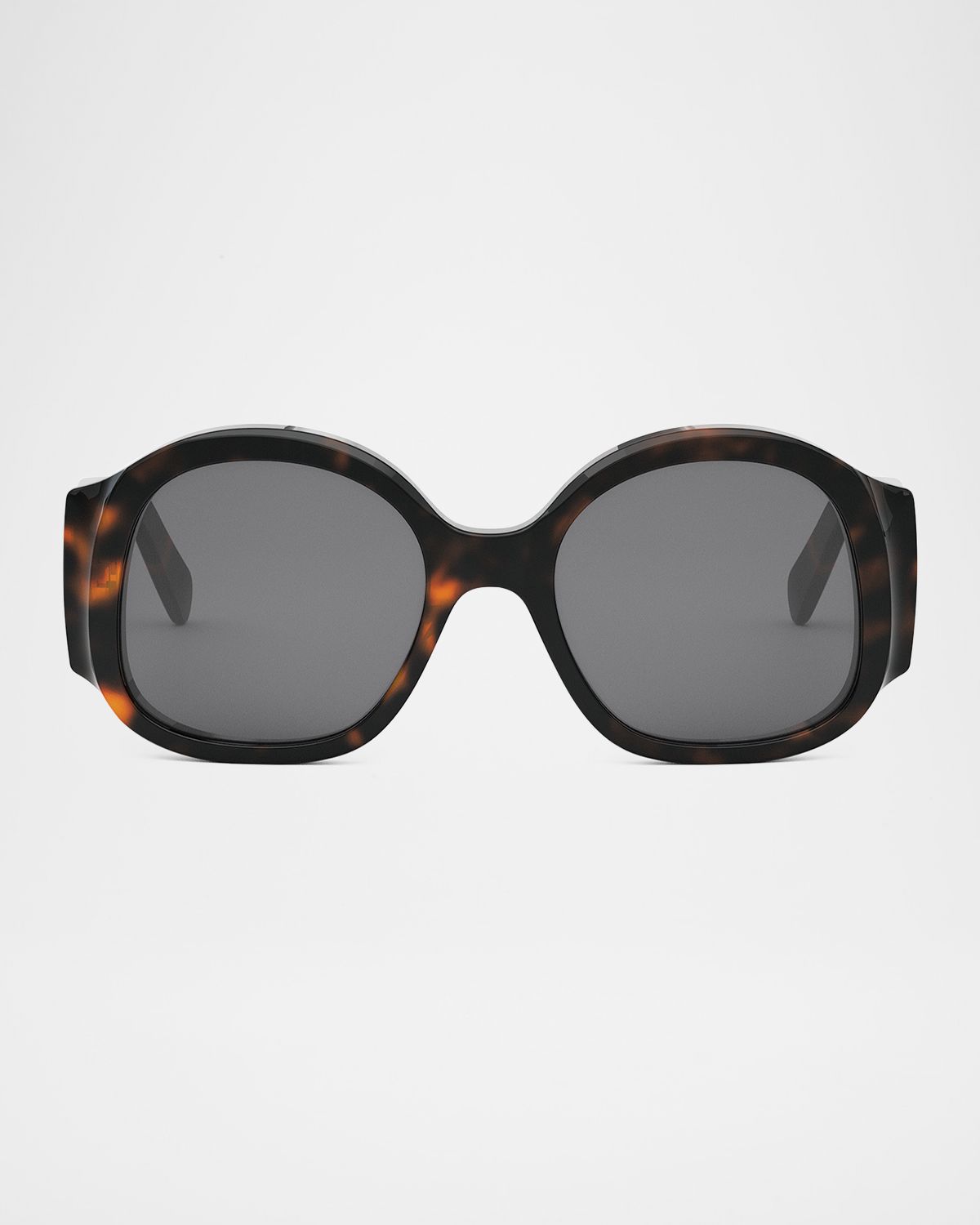 Celine Max Triomphe Round Acetate Sunglasses