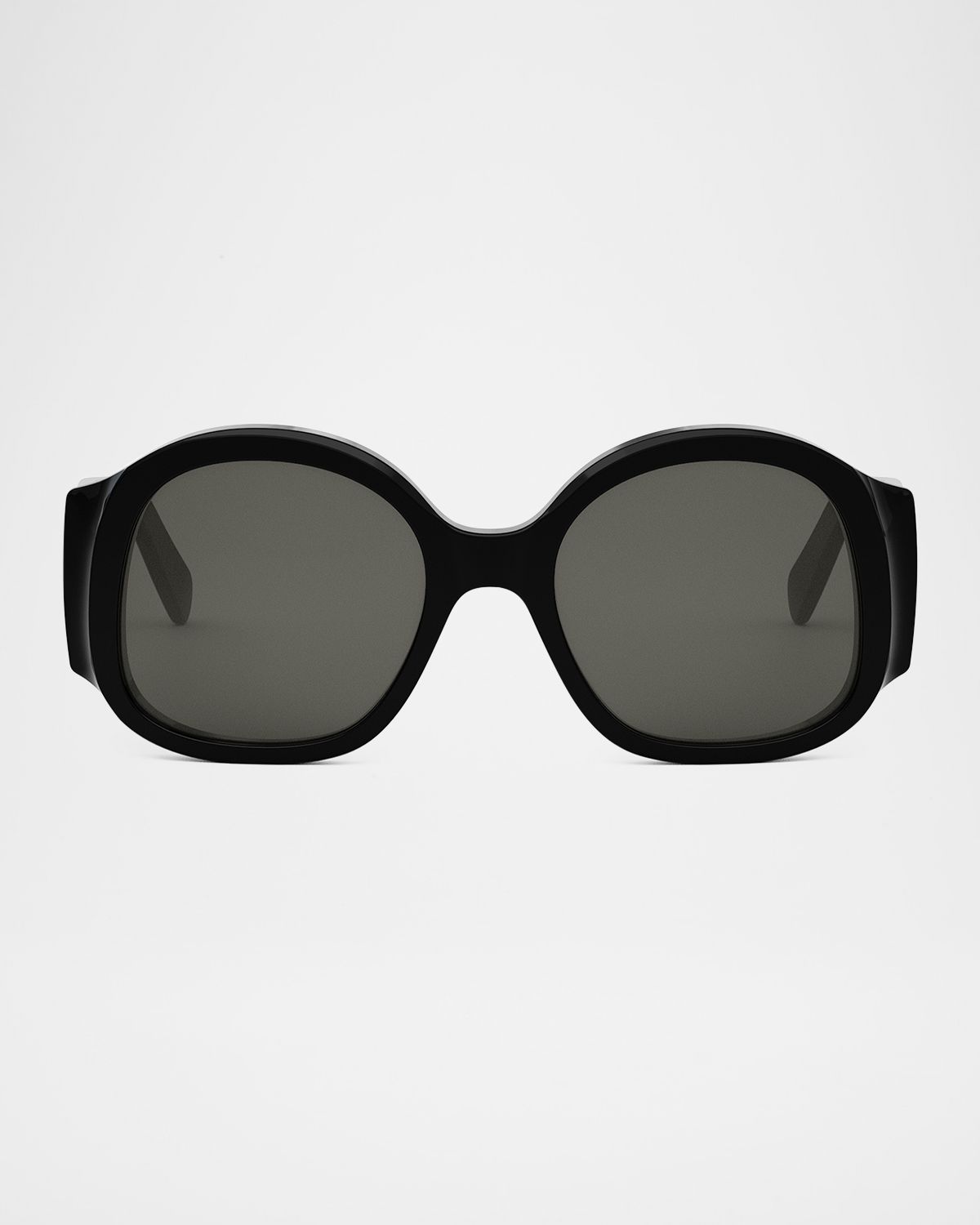 Celine Max Triomphe Round Acetate Sunglasses