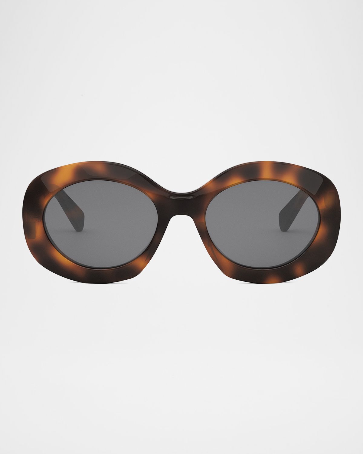 Celine Triomphe Round Acetate Sunglasses