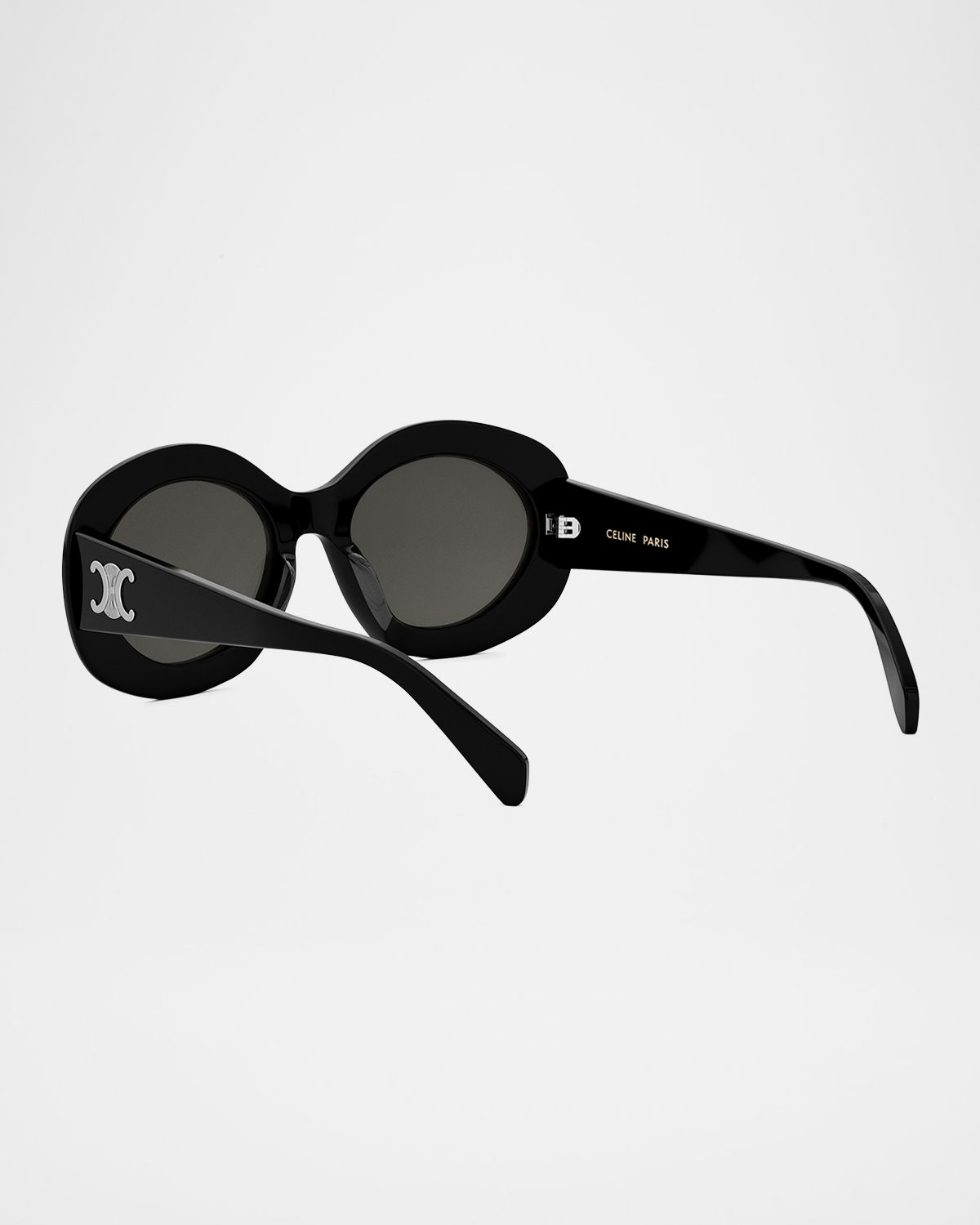 Celine Triomphe Round Acetate Sunglasses