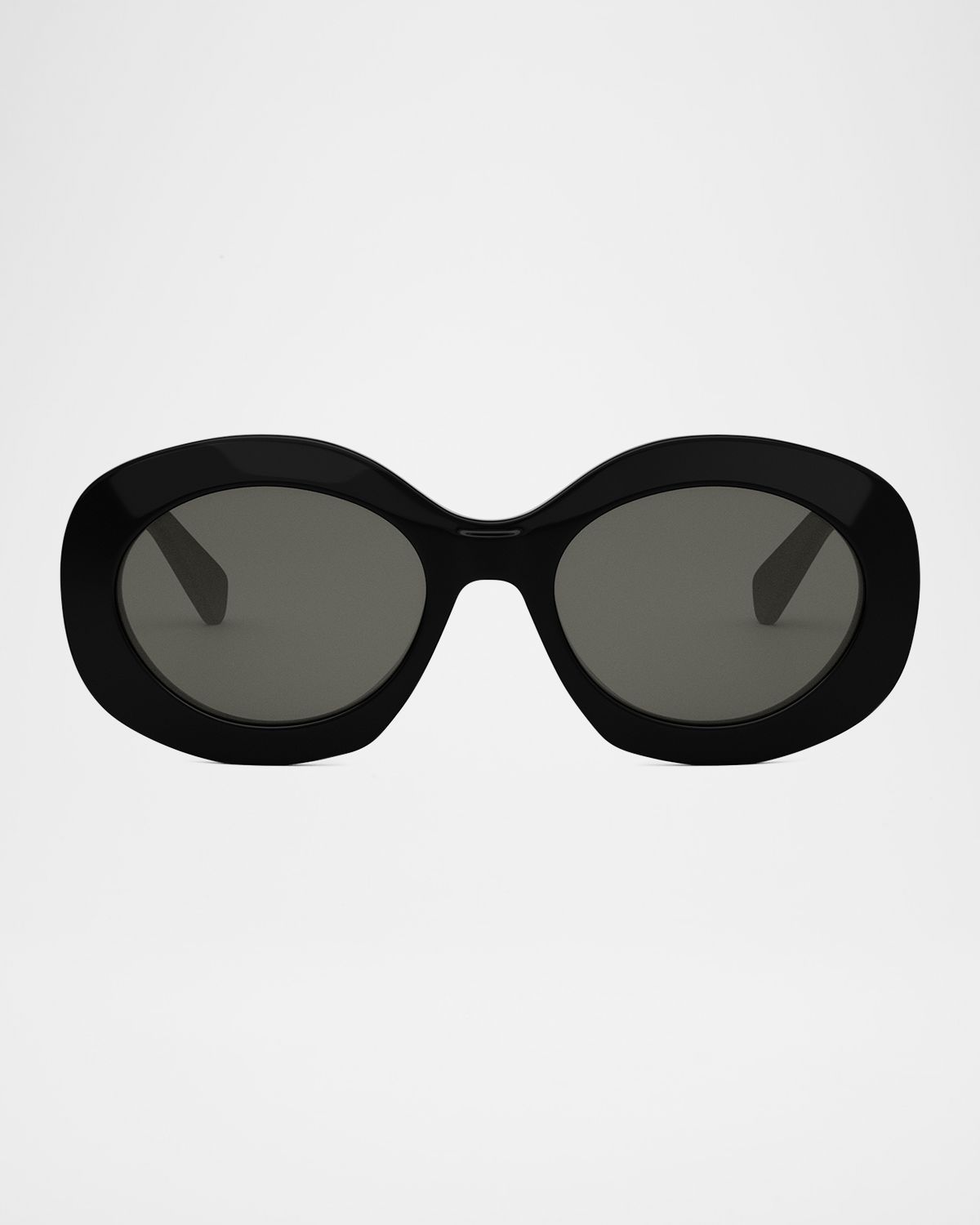 Celine Triomphe Round Acetate Sunglasses