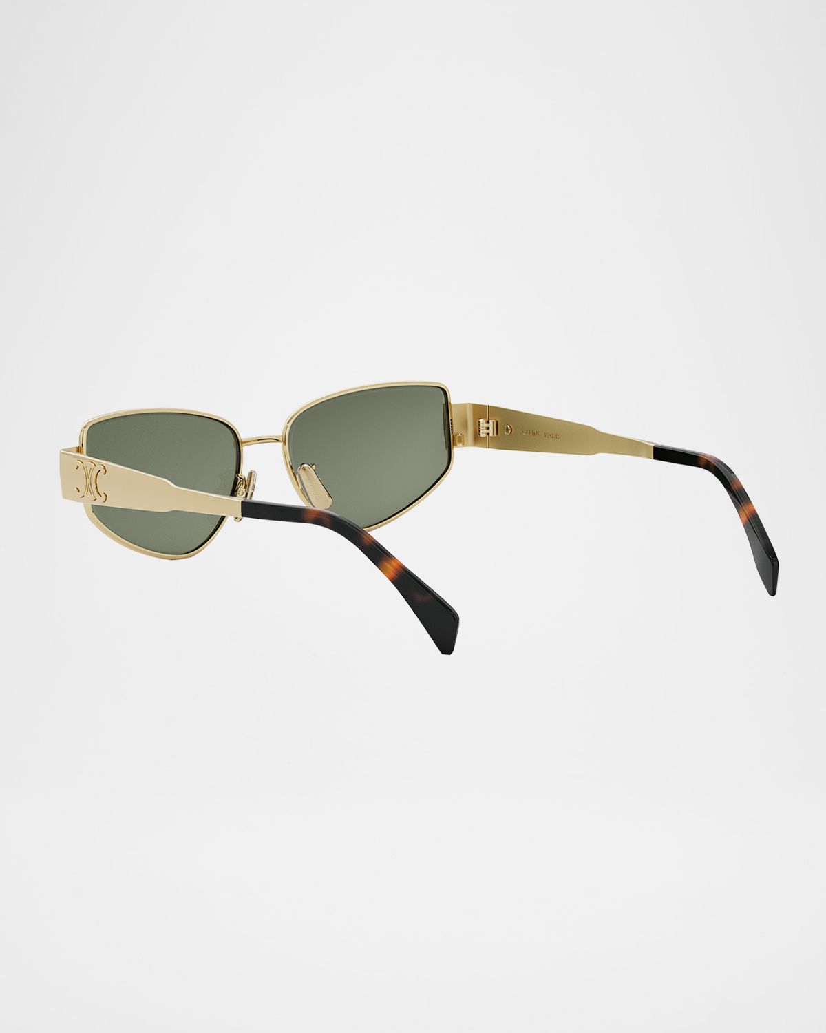 Celine Triomphe Metal Cat Eye Sunglasses