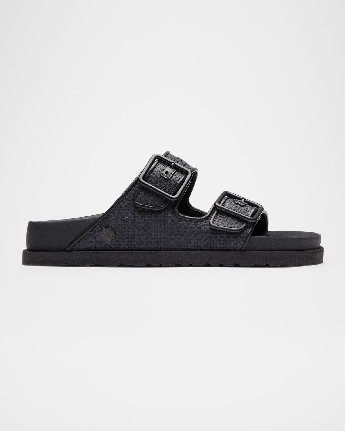 1774 Birkenstock Arizona Raffia Dual-Buckle Slide Sandals | Thumbnail 5 1774 Birkenstock Arizona Raffia Dual-Buckle Slide Sandals | Thumbnail 5