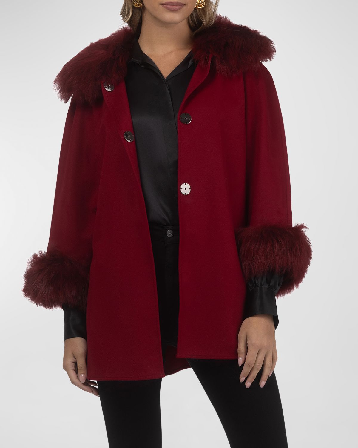 Gorski Select Wool & Lamb Cape