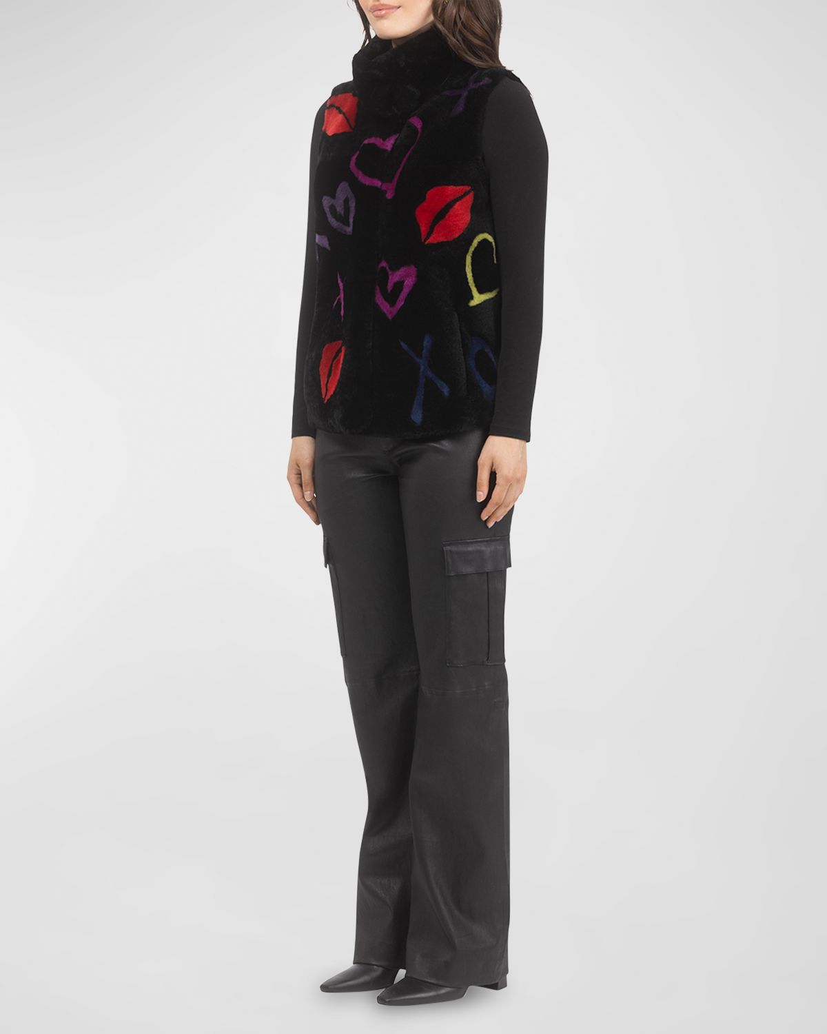 Gorski Reversible Shearling Lamb Vest