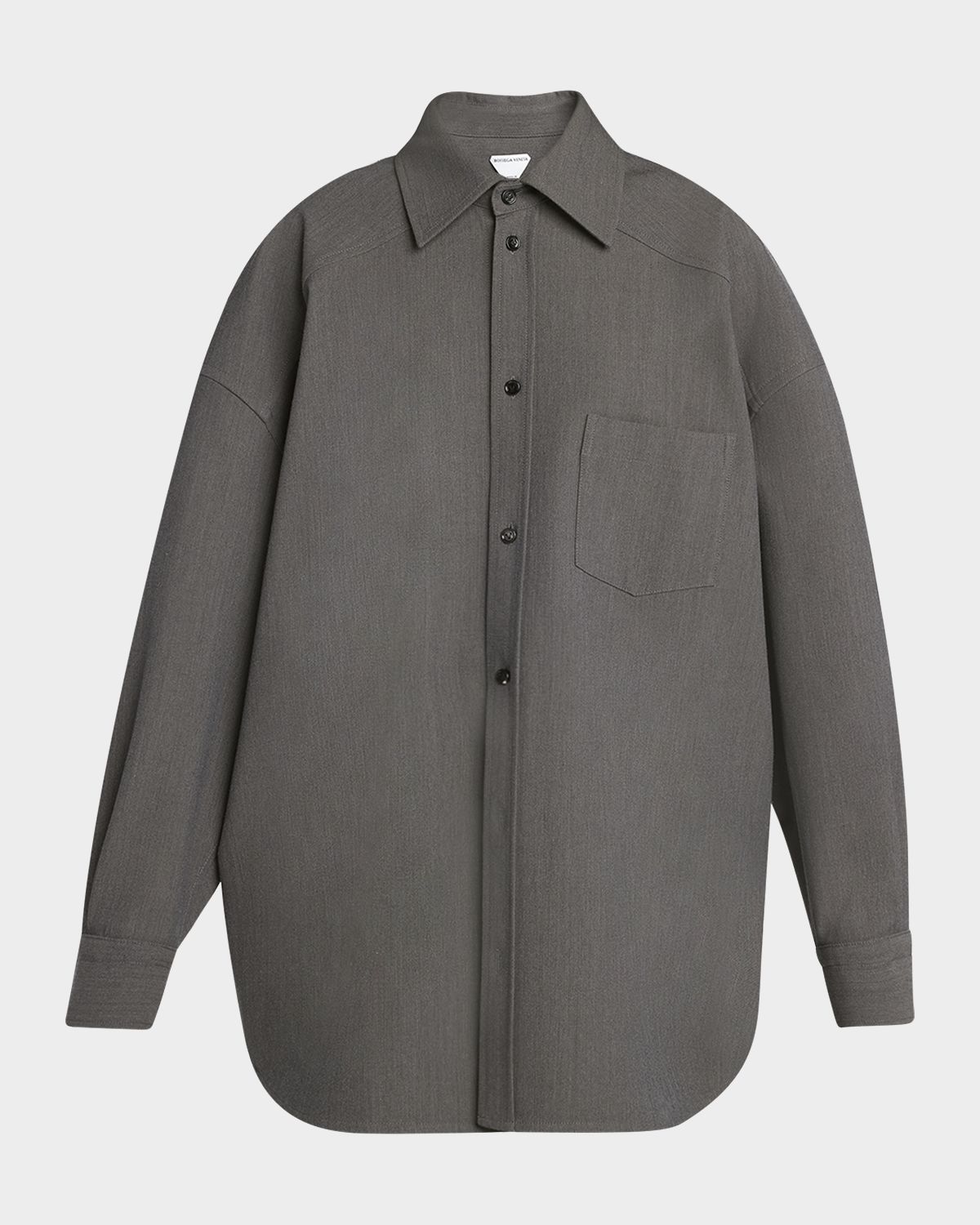 Bottega Veneta Wool-Blend Buttoned Shirt