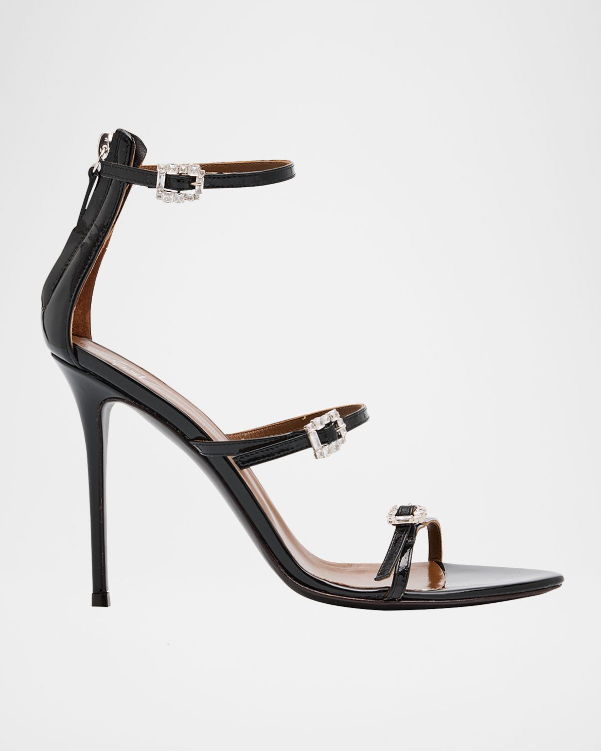 Giuseppe Zanotti Metallic Leather Ankle-Strap Sandals | Thumbnail 5 Giuseppe Zanotti Metallic Leather Ankle-Strap Sandals | Thumbnail 5