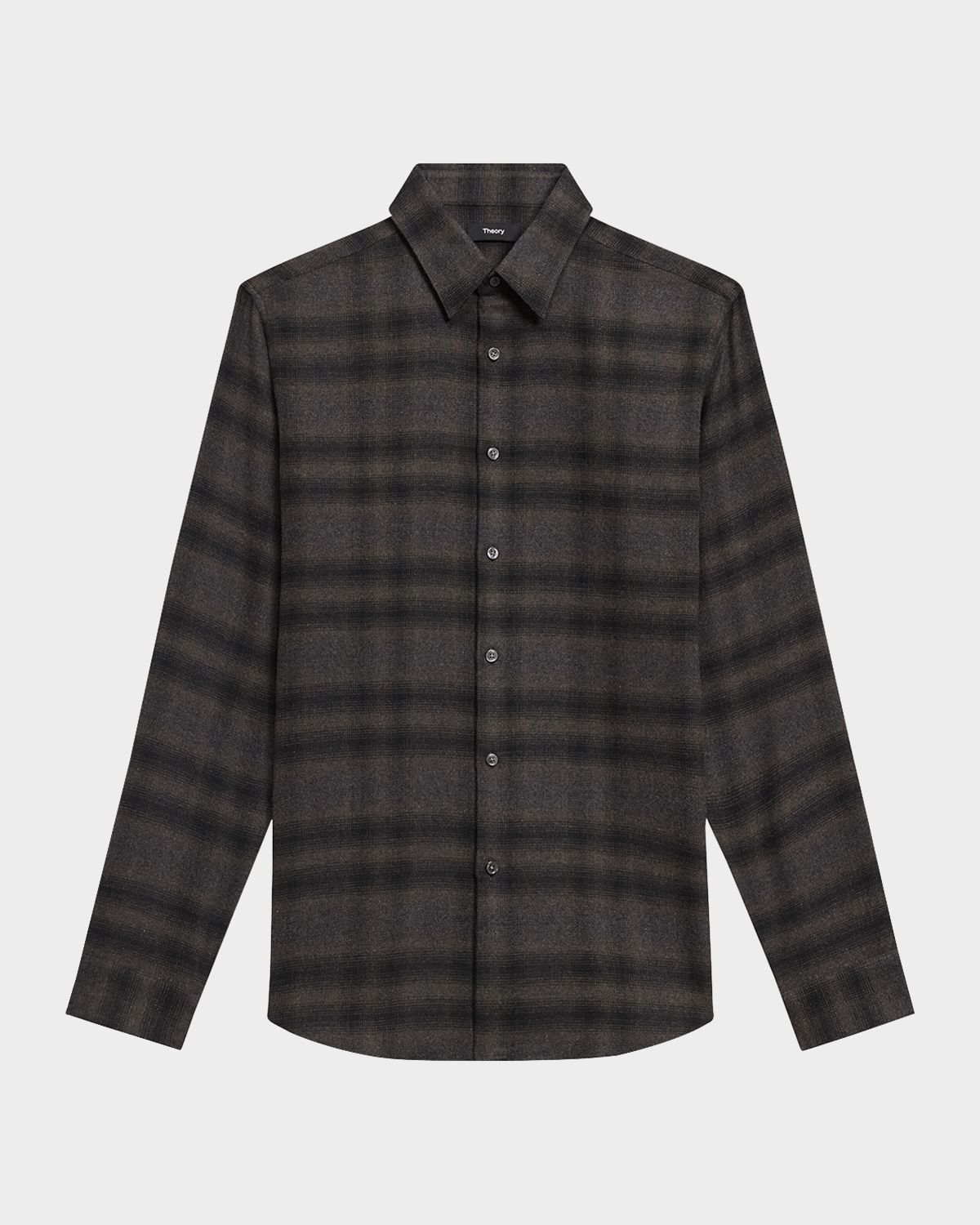 Theory Men 's Irving Soft Plaid Sport Shirt