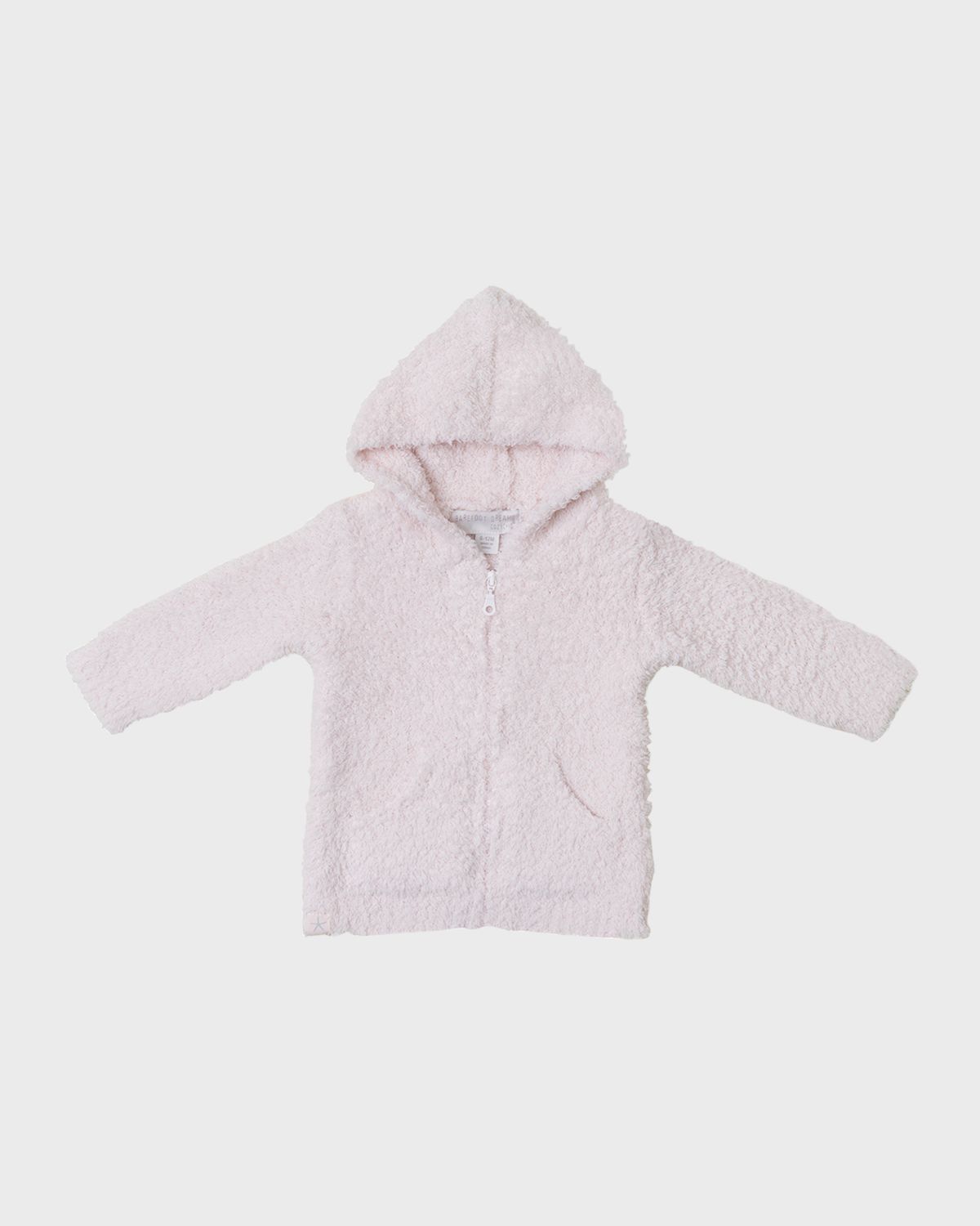 Barefoot Dreams Kid 's CozyChic Textured Hoodie, Size 3M-24M