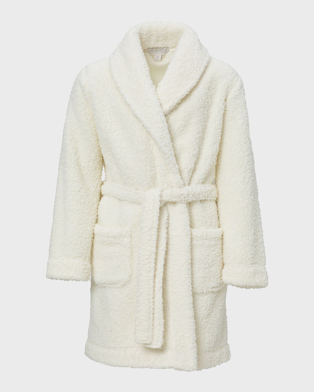 Barefoot Dreams Kid 's Brushed CozyChic Robe, Size 6-14 | Thumbnail 3 Barefoot Dreams Kid 's Brushed CozyChic Robe, Size 6-14 | Thumbnail 3