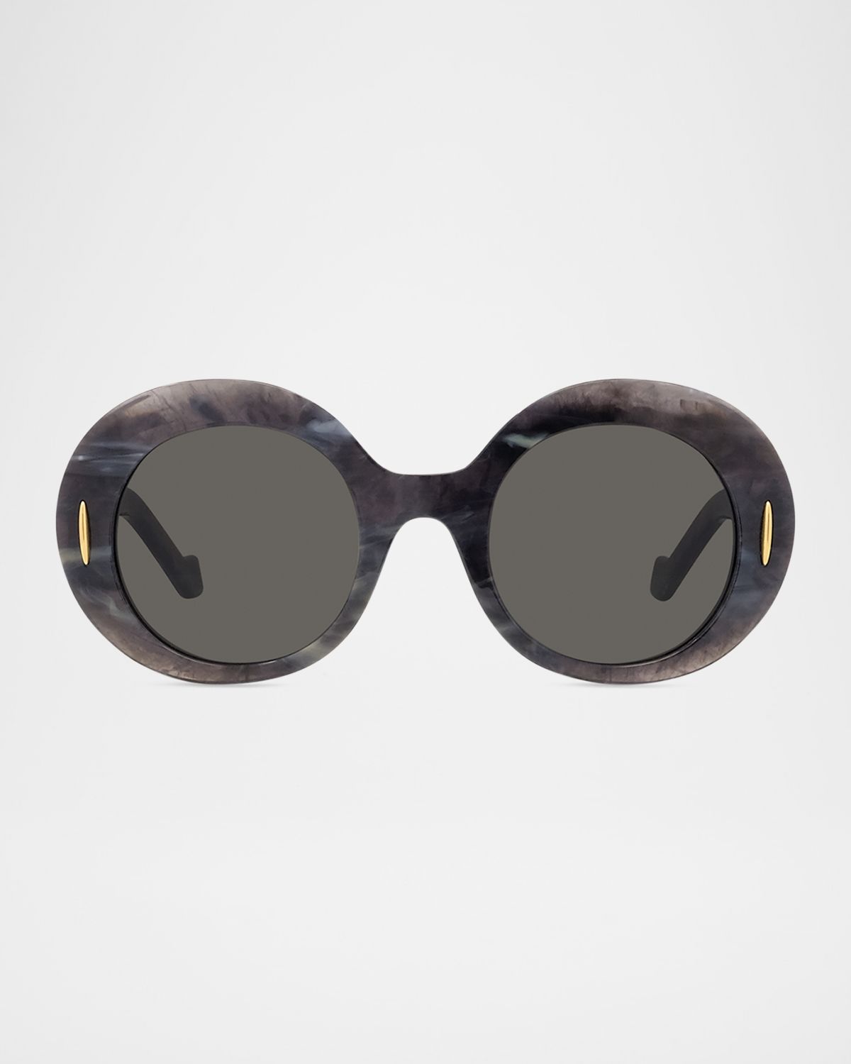 Loewe Oval Acetate Sunglasses W/ Anagram