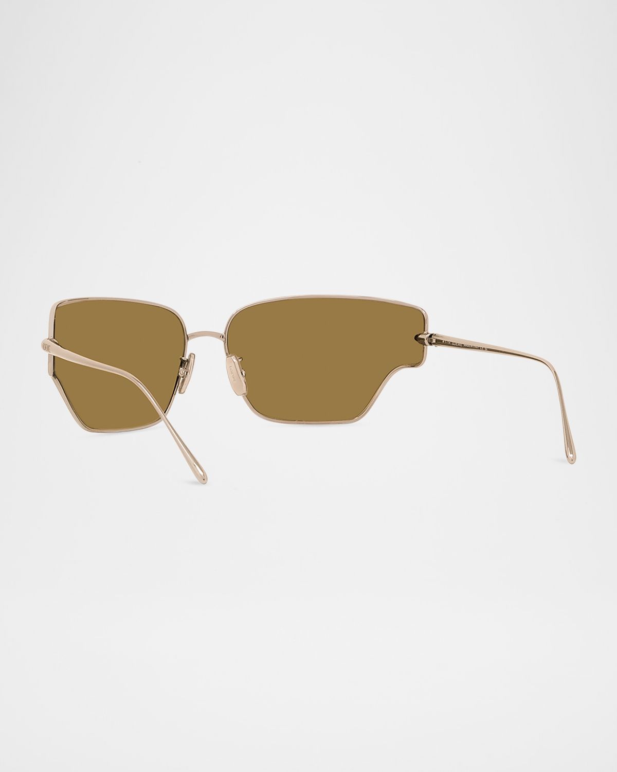 Loewe Signature Metal & Nylon Shield Sunglasses