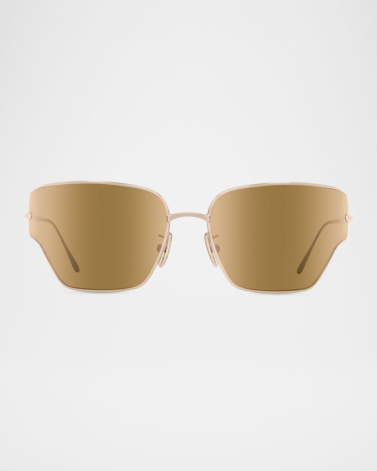 Loewe Signature Metal & Nylon Shield Sunglasses
