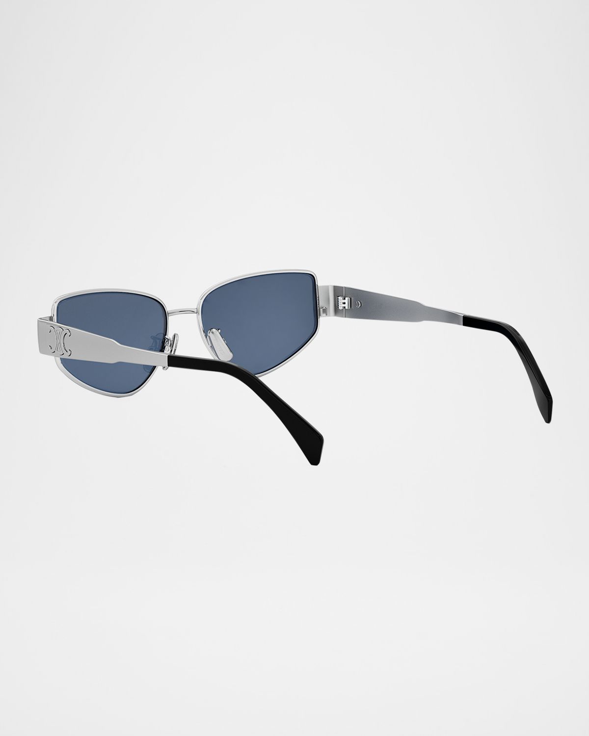 Celine Men 's Triomphe Metal Cat-Eye Sunglasses