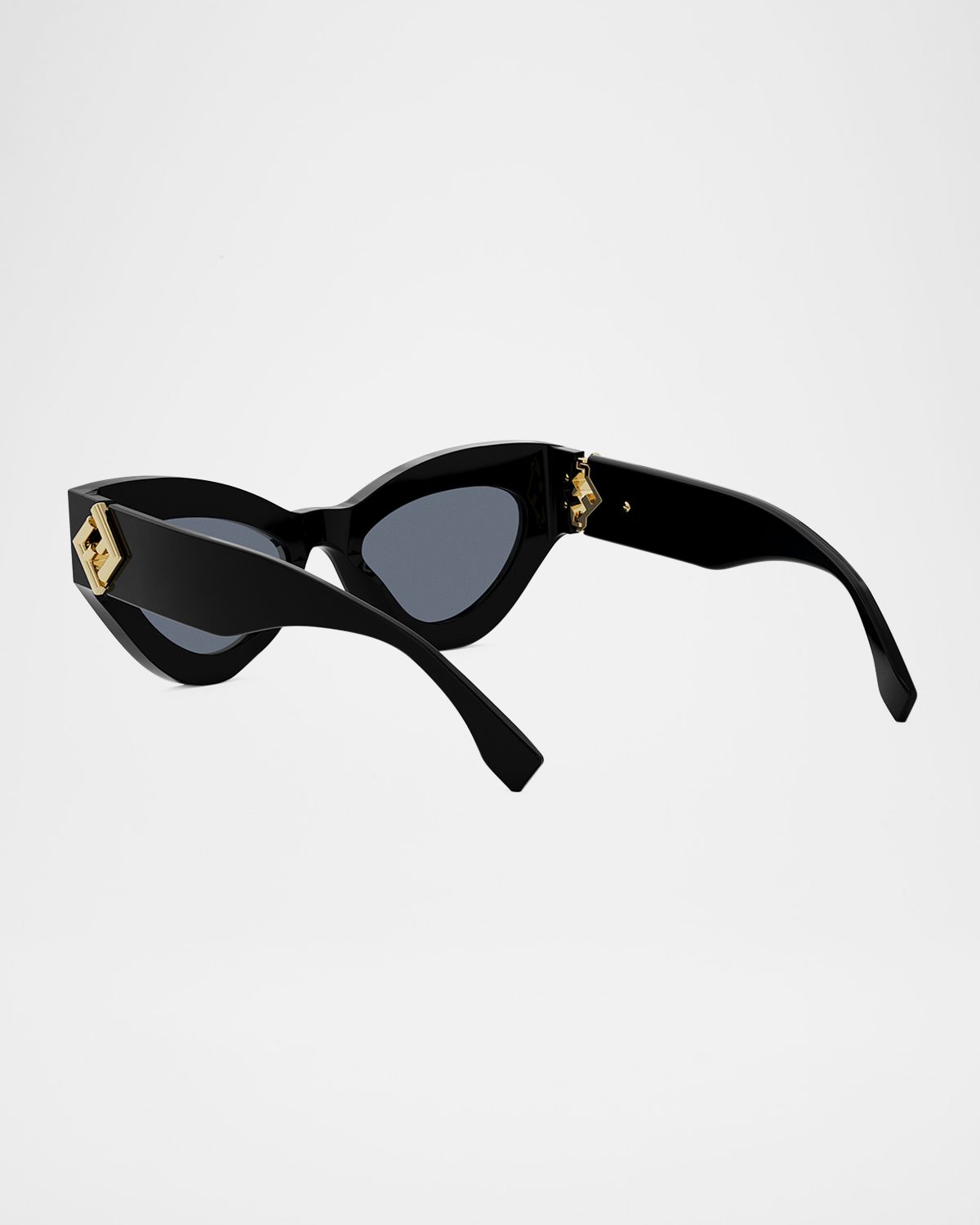 Fendi FF Diamond Logo Acetate Cat-Eye Sunglasses