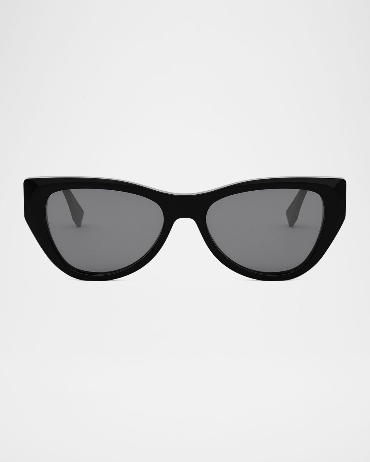 Fendi FF Diamond Logo Acetate & Nylon Cat-Eye Sunglasses