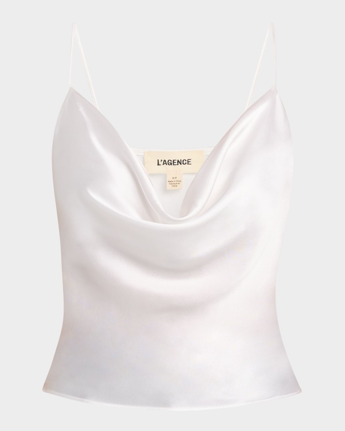 L 'Agence Calista Cowl-Neck Silk Camisole | Thumbnail 6 L 'Agence Calista Cowl-Neck Silk Camisole | Thumbnail 6