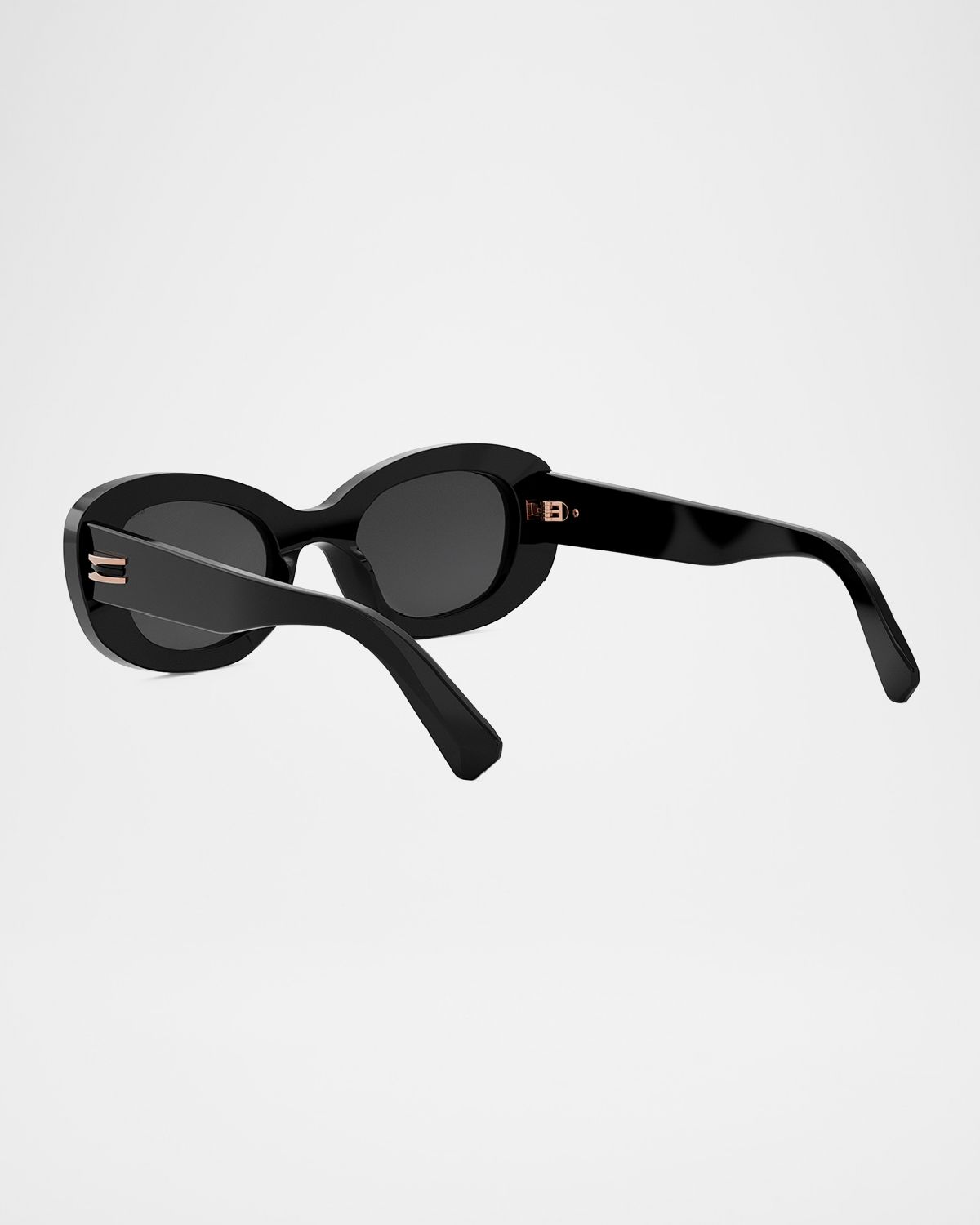 BVLGARI B. ZERO1 Oval Acetate and Nylon Sunglasses
