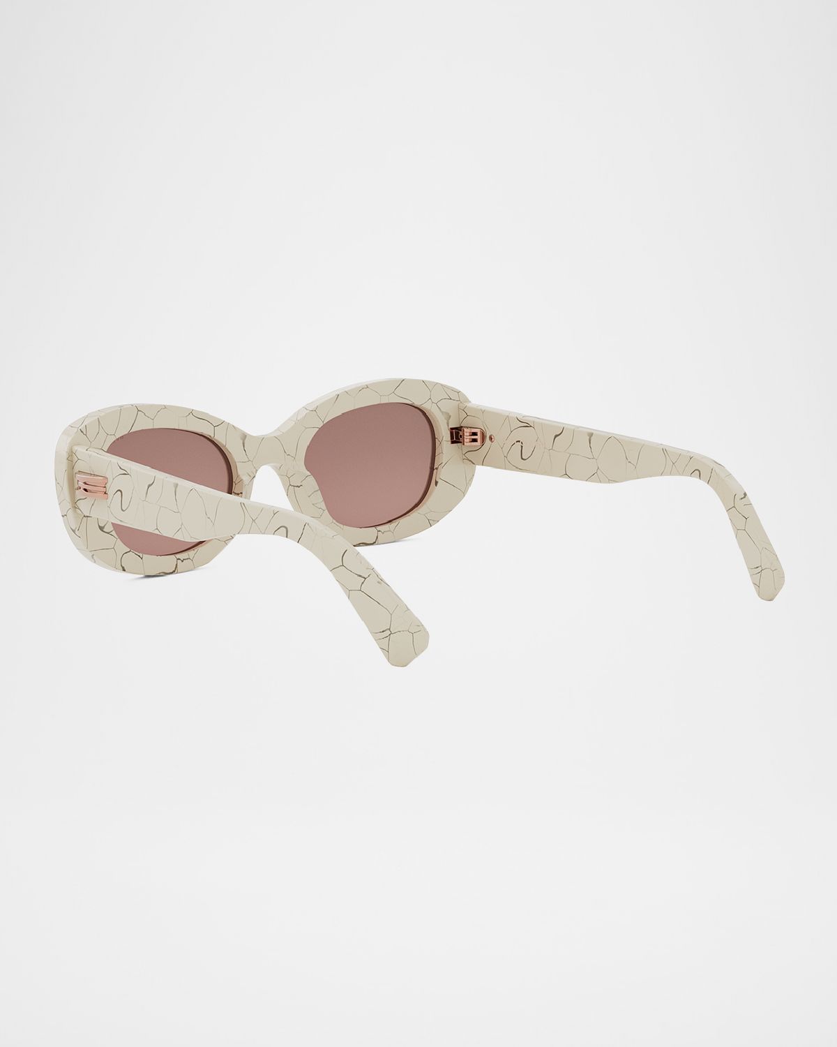 BVLGARI B. ZERO1 Oval Acetate and Nylon Sunglasses