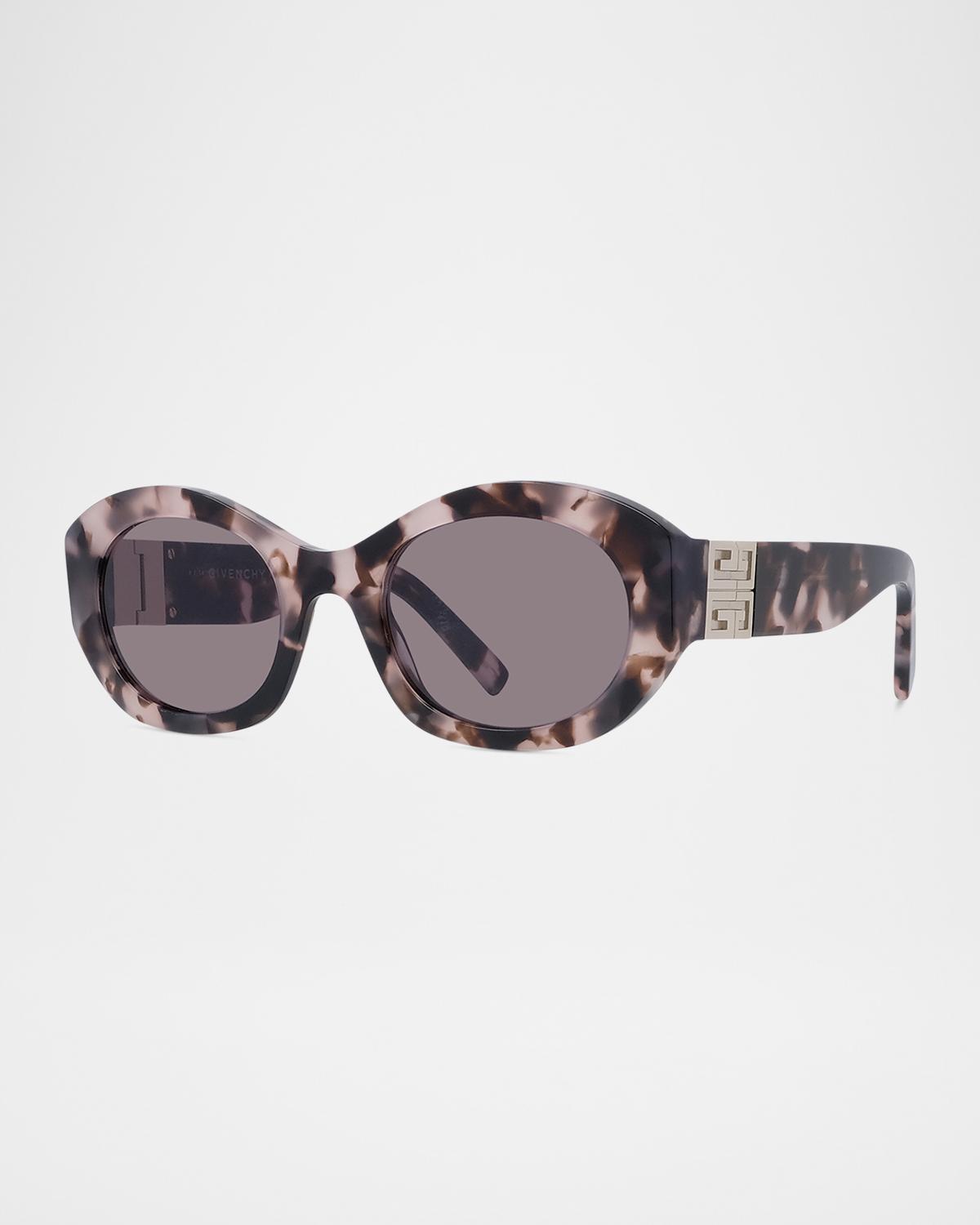 Givenchy 4G 52MM Oval Havana Sunglasses Givenchy 4G 52MM Oval Sunglasses | Saks Fifth Avenue main image 2