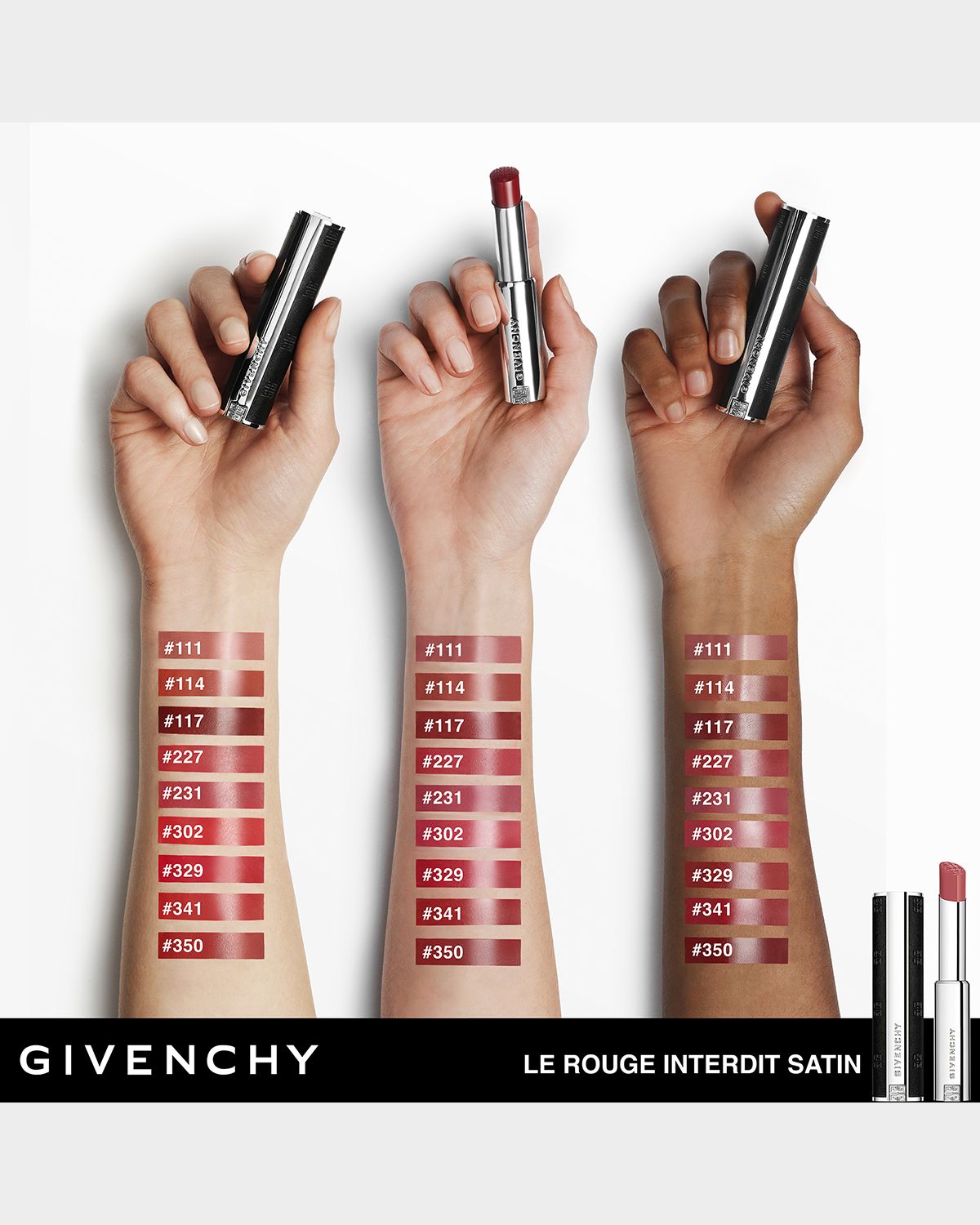 Givenchy Le Rouge Interdit Satin Lipstick