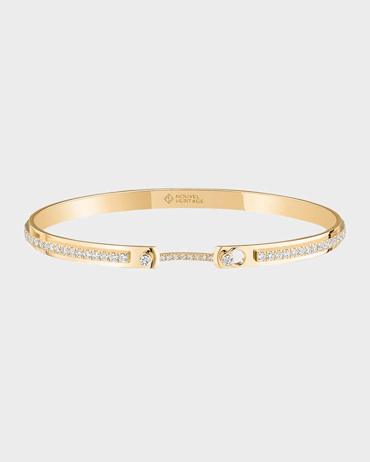Nouvel Heritage 18K Tuxedo Mood Bangle