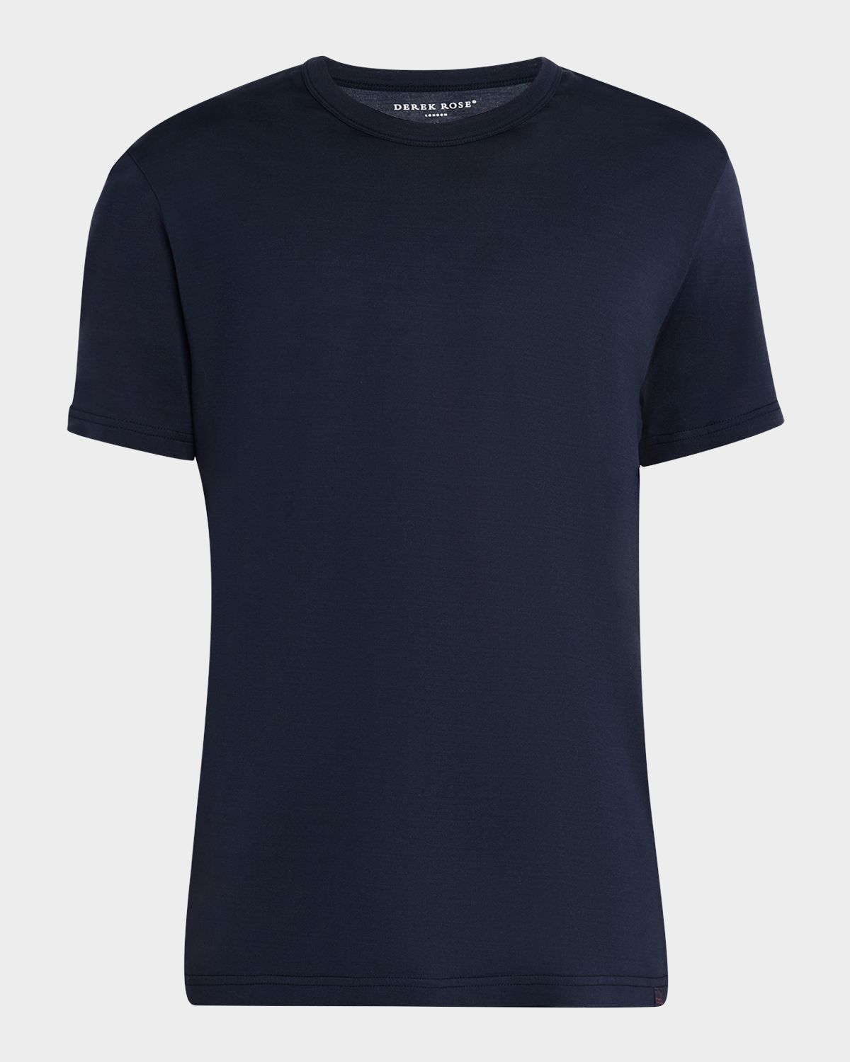 Derek Rose Men 's Barny Pima Cotton Jersey Crewneck T-Shirt