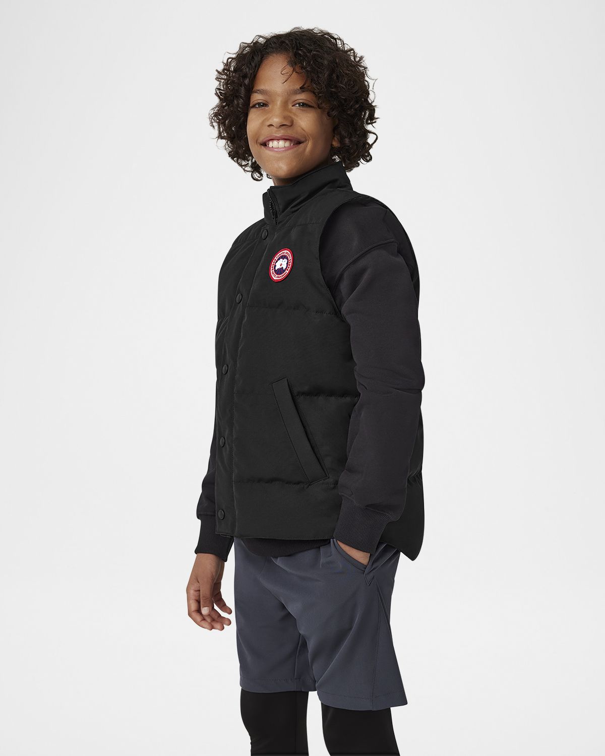 Canada Goose Kid 's Vanier Vest W/ Logo Patch Vest | Thumbnail 4