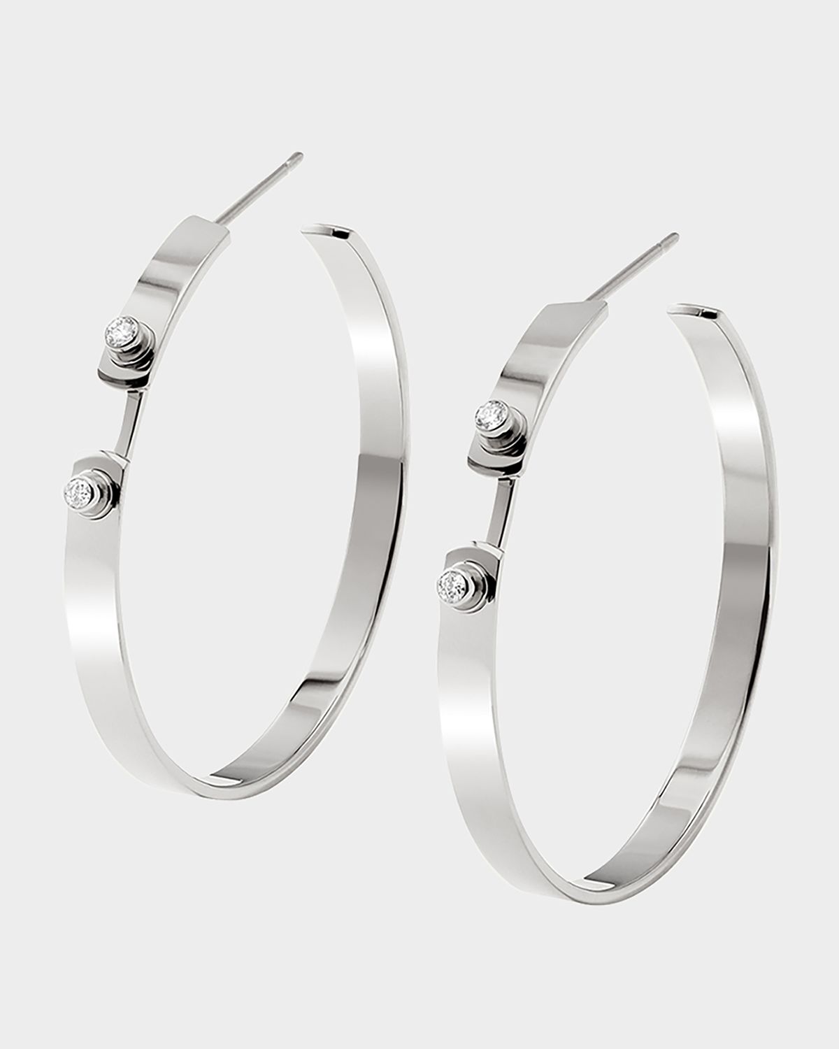 Nouvel Heritage 18K Monday Morning Mood Hoop Earrings