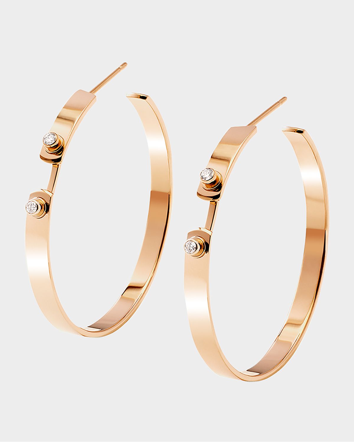 Nouvel Heritage 18K Monday Morning Mood Hoop Earrings
