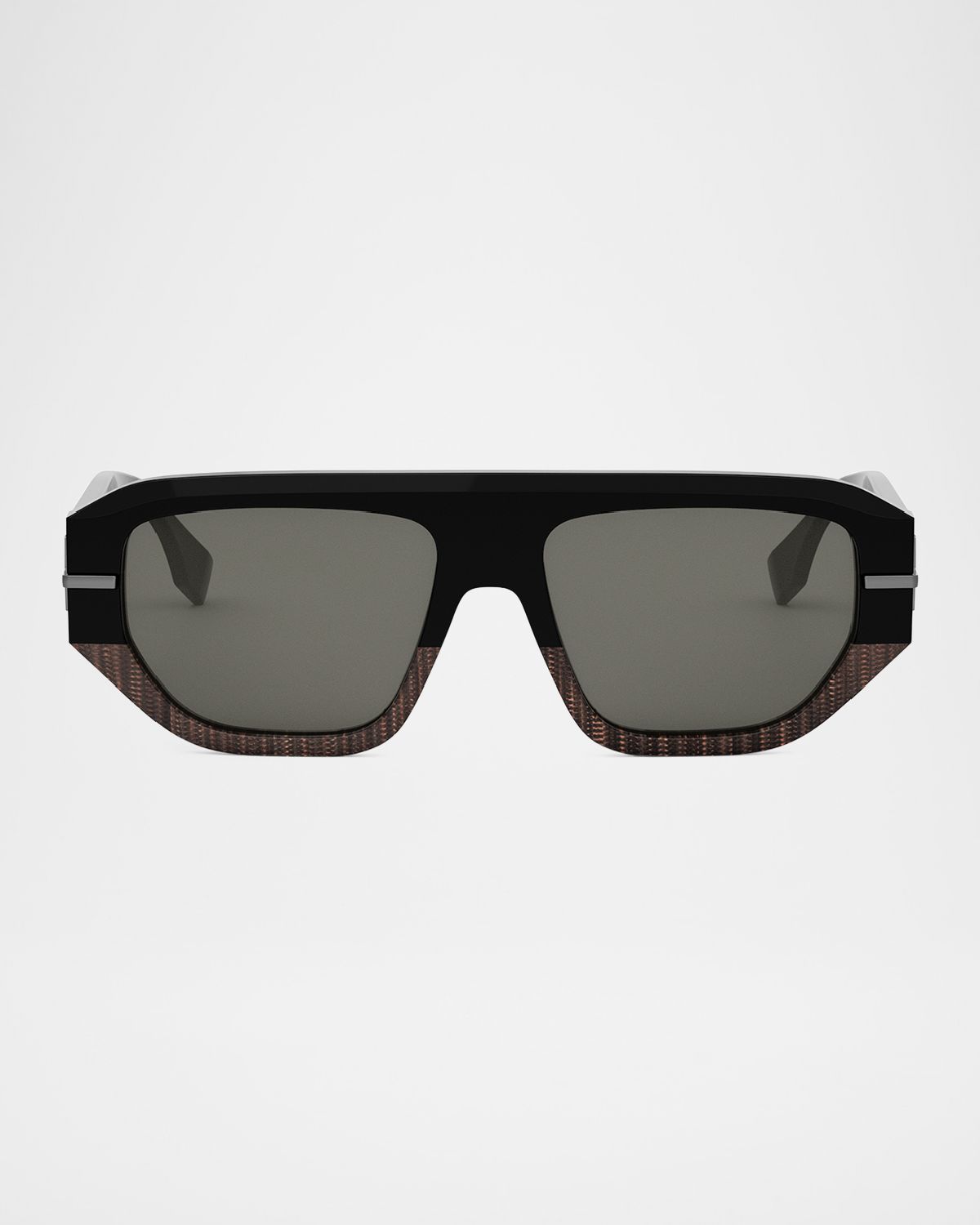 Fendi Men 's graphy Square Sunglasses