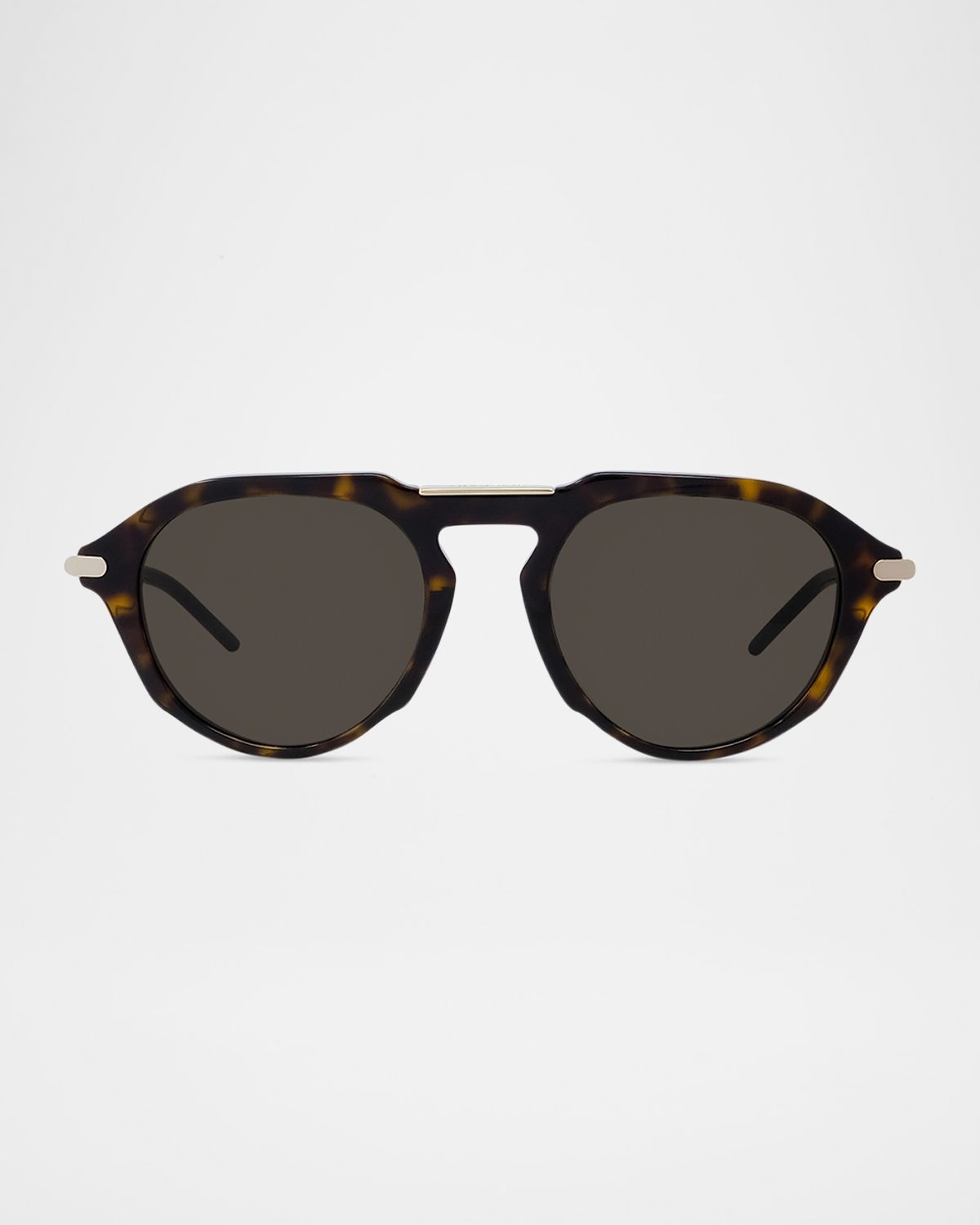 Givenchy Men 's GV One Acetate and Nylon Round Sunglasses