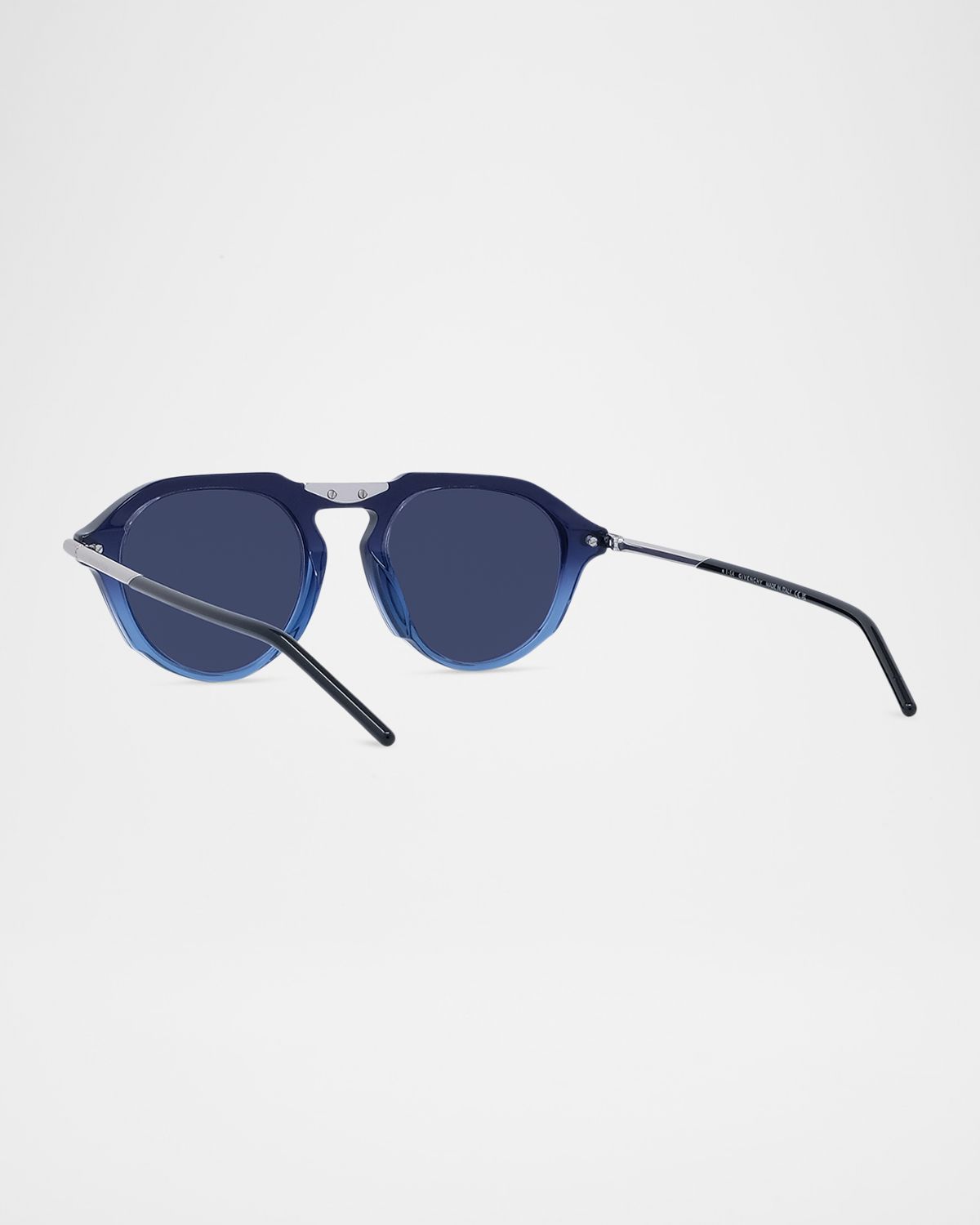Givenchy Men 's GV One Acetate and Nylon Round Sunglasses