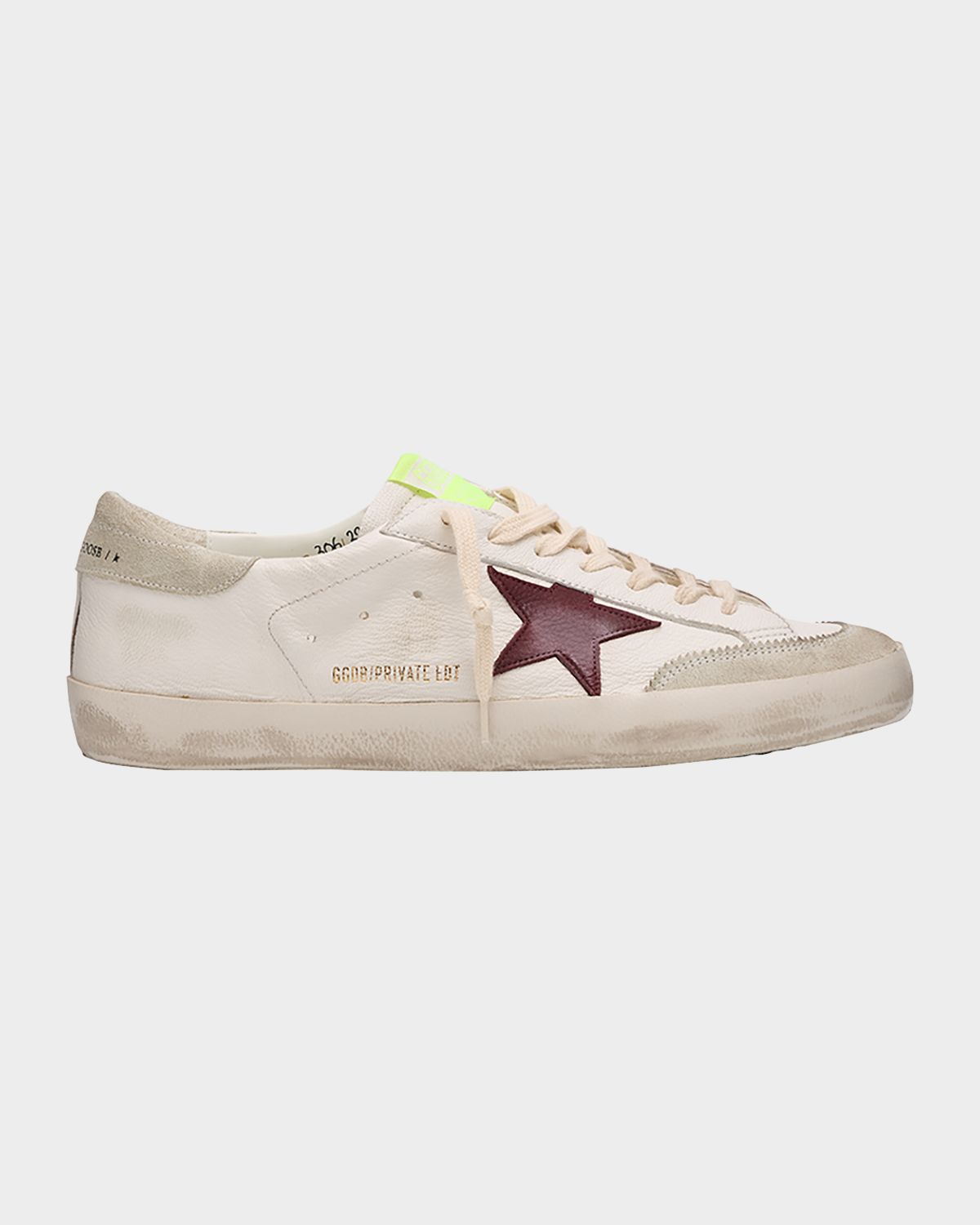 Golden Goose Men 's Superstar Napa and Nubuck Low-Top Sneakers