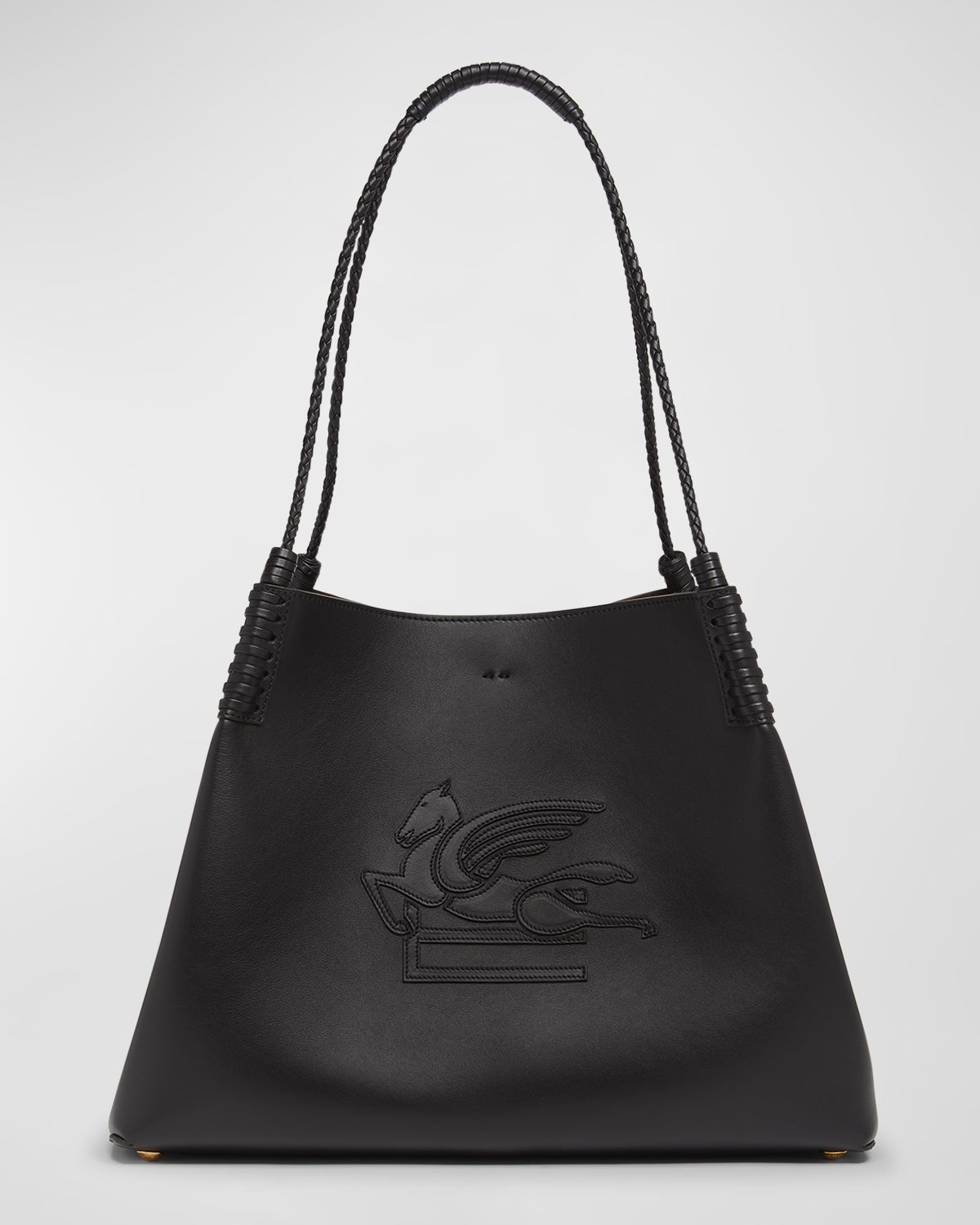 Etro Libra Leather Shopping Shoulder Bag