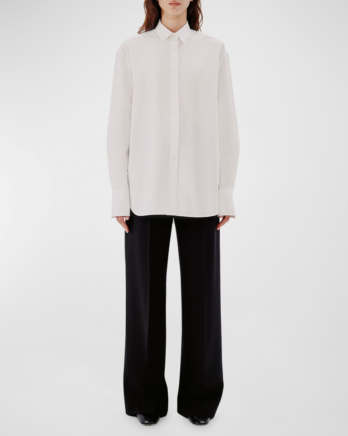 Another Tomorrow Oversized Men 's-Inspired Shirt