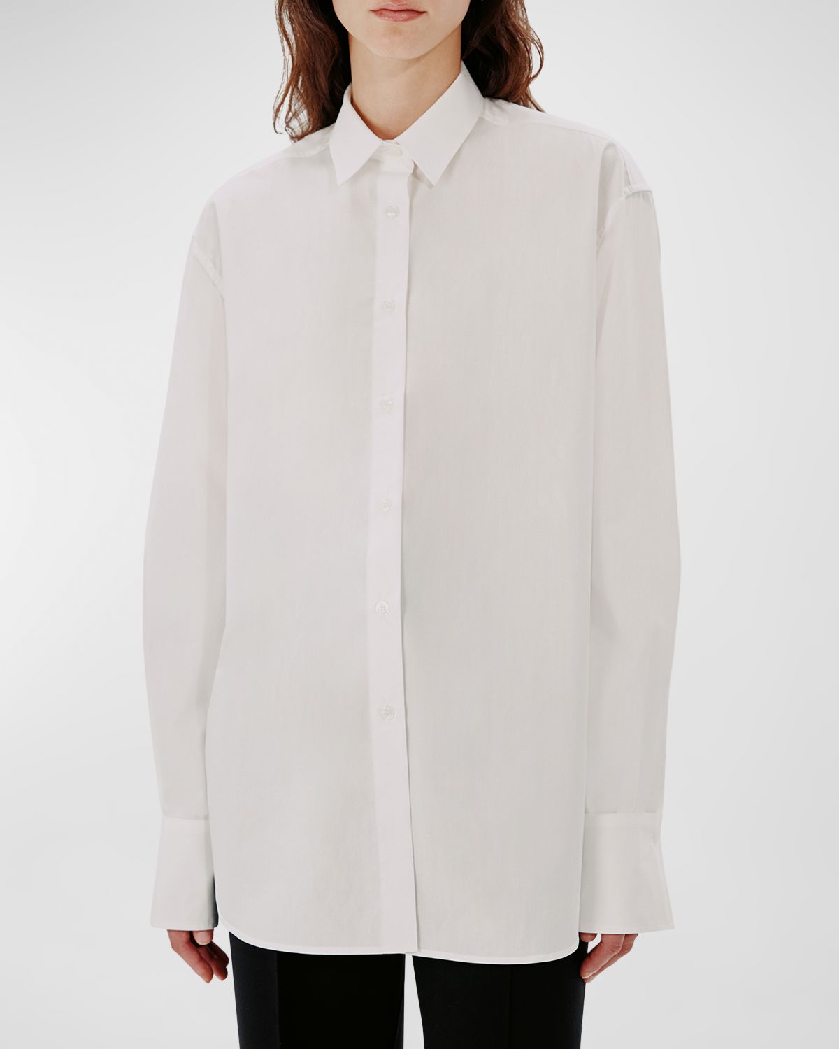 Another Tomorrow Oversized Men 's-Inspired Shirt | Thumbnail 4 Another Tomorrow Oversized Men 's-Inspired Shirt | Thumbnail 4