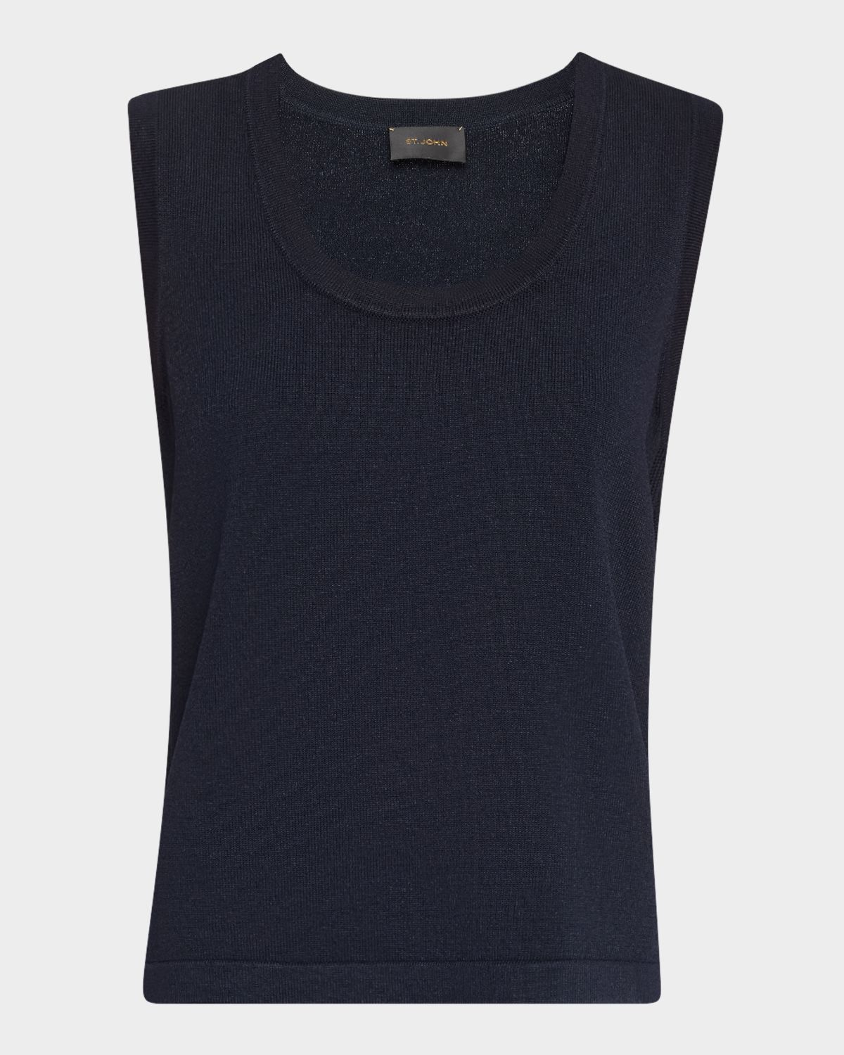 St. John Santiago Knit Scoop-Neck Tank Top