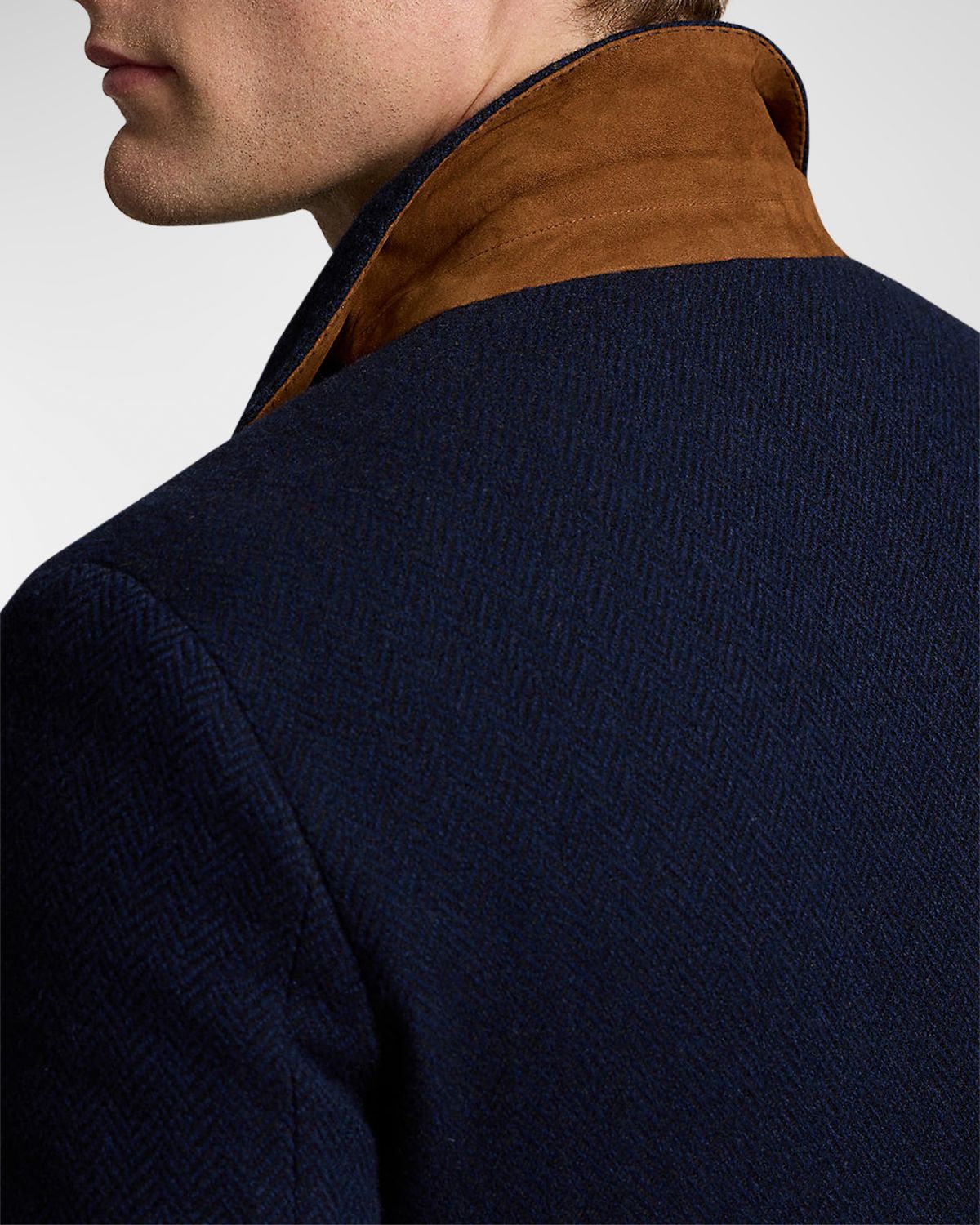 Polo Ralph Lauren Men 's Tailored-Fit Soft Herringbone Jacket | Thumbnail 5 Polo Ralph Lauren Men 's Tailored-Fit Soft Herringbone Jacket | Thumbnail 5