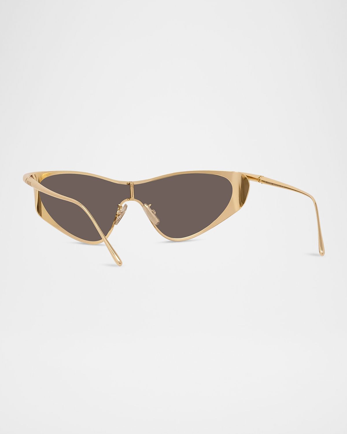 Loewe Signature Metal & Nylon Shield Sunglasses