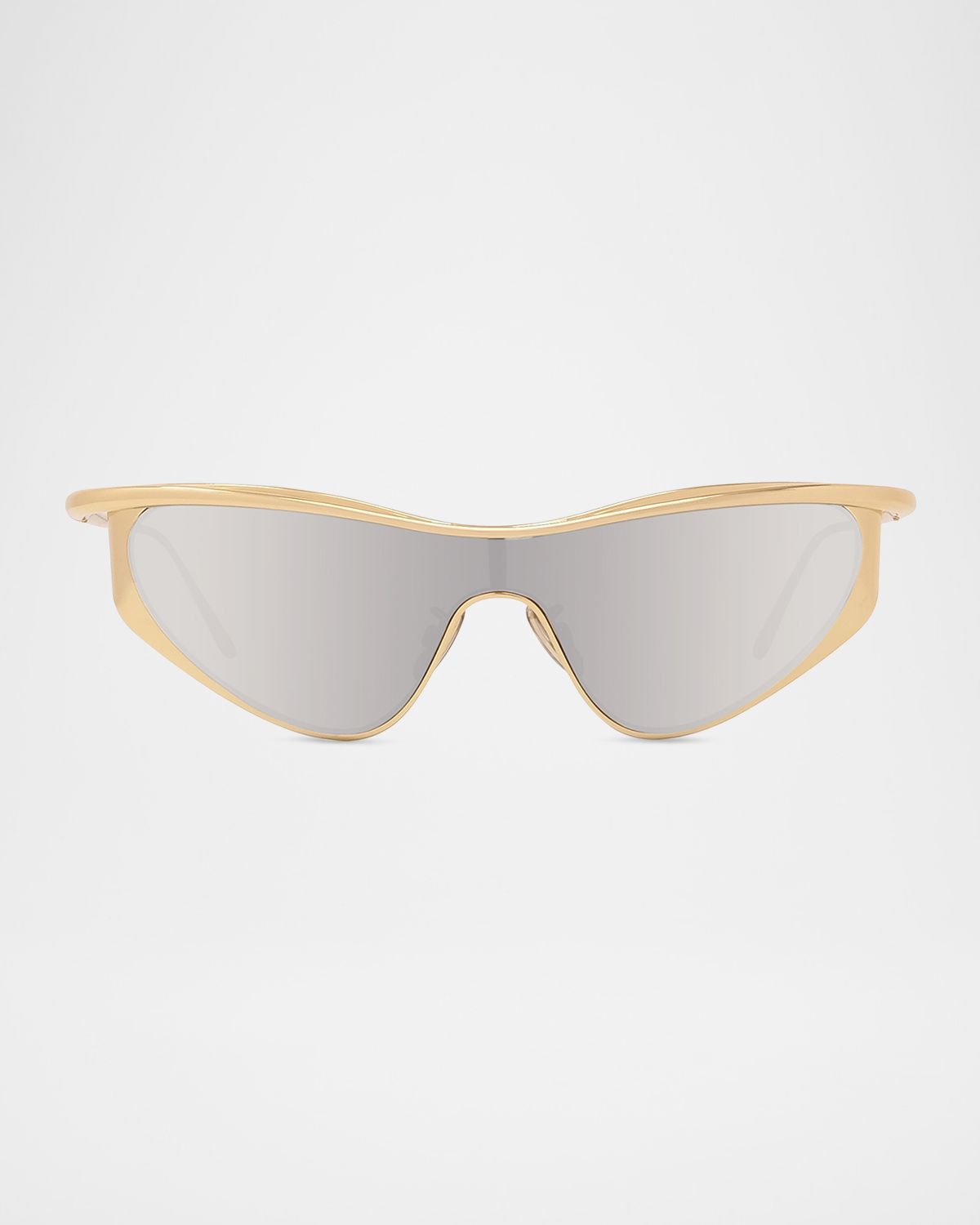 Loewe Signature Metal & Nylon Shield Sunglasses