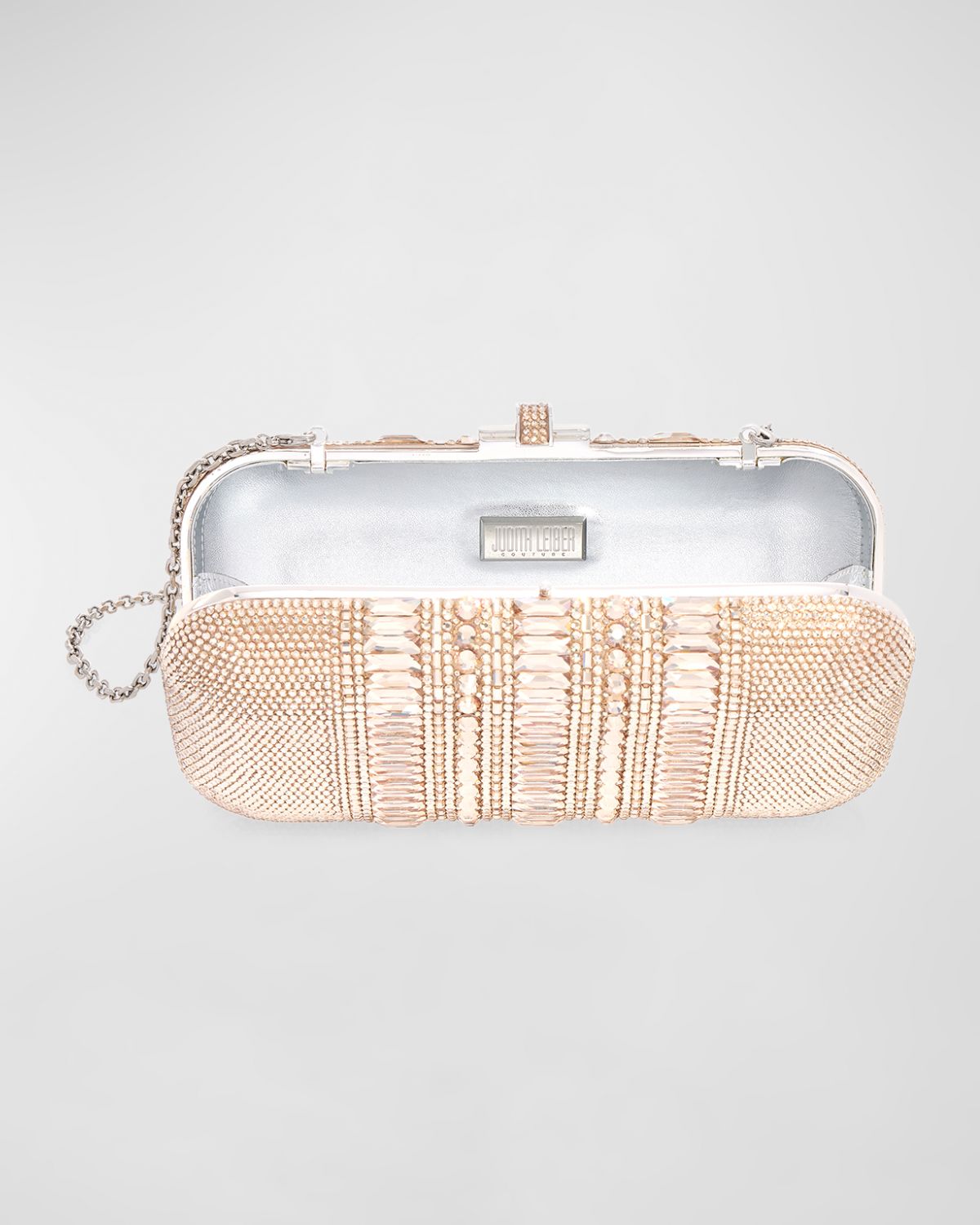 Judith Leiber Couture Prosecco Crystal Long Slide Minaudiere