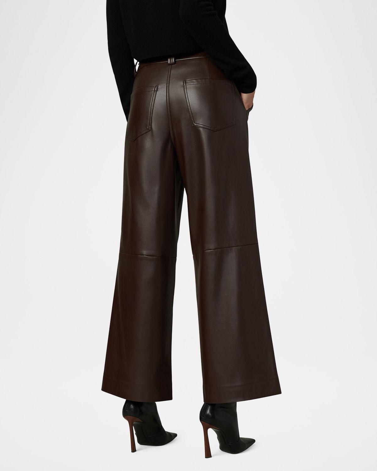 Joe 's Jeans The Mia Vegan Leather Crop Trousers