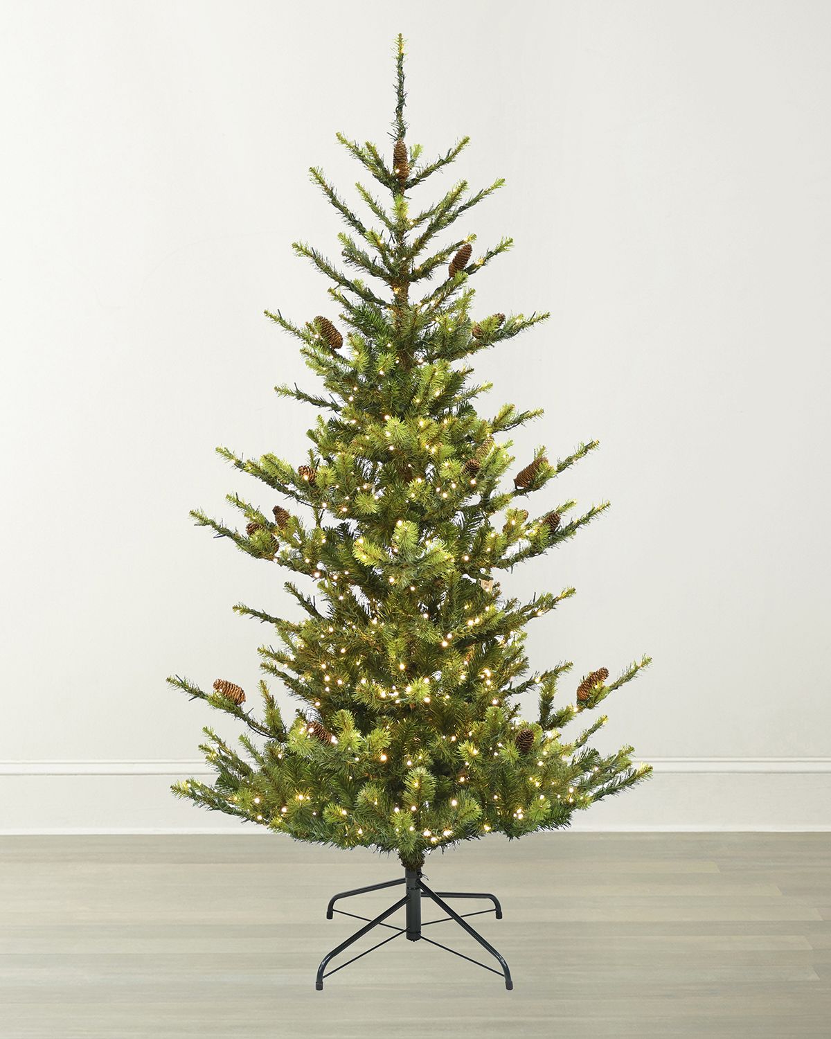 Winward Home Deluxe Village Mix Pine 6 ' Slim Pre-Lit Christmas Tree | Thumbnail 4