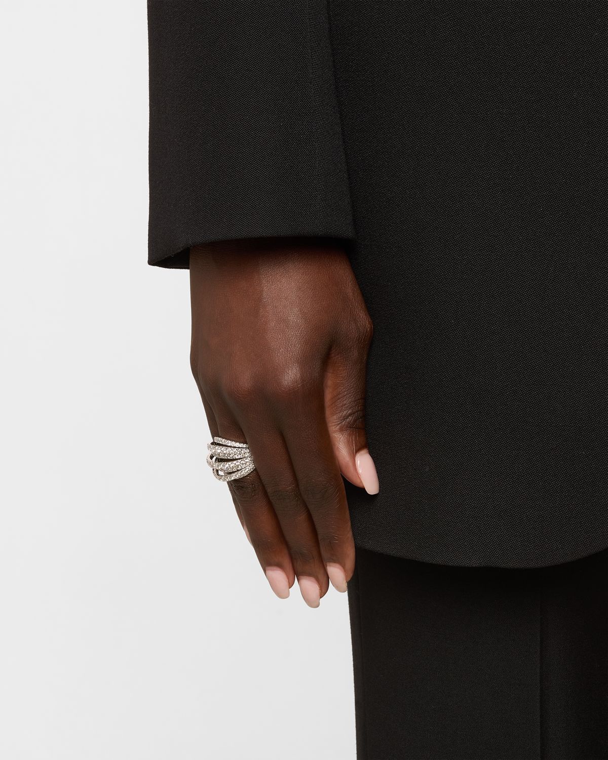 Leo Pizzo 18K White Gold Diamond Ring