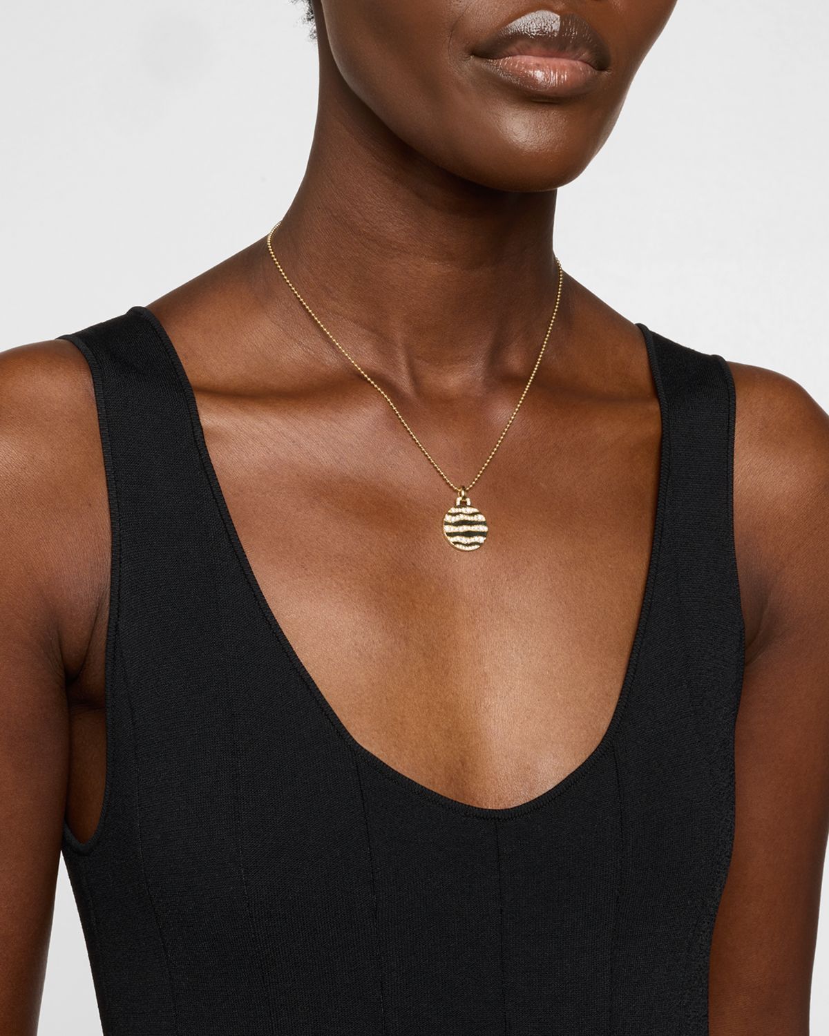 Graziela Gems 18K Yellow Gold Alma Dos Rio Diamond Pendant Necklace