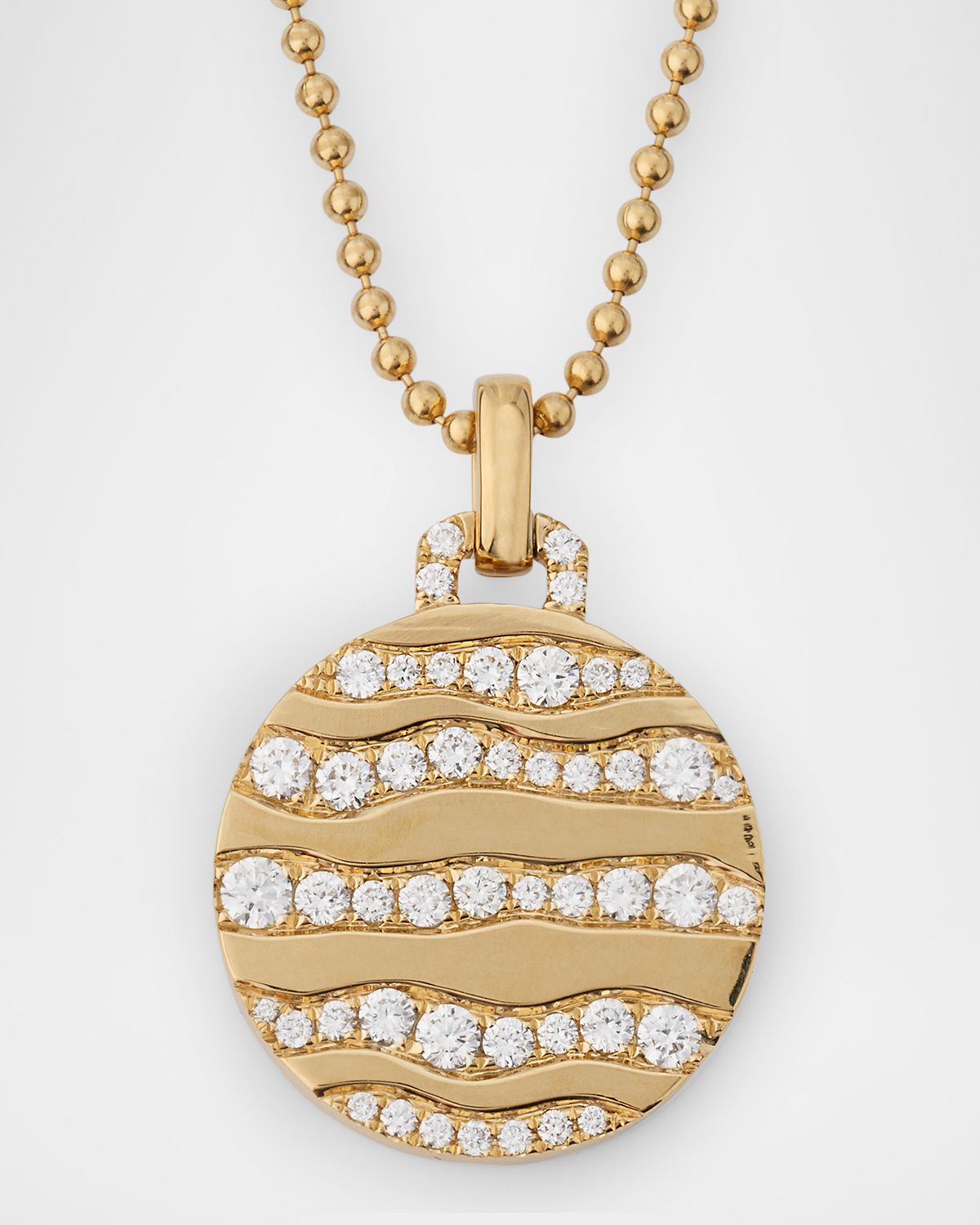 Graziela Gems 18K Yellow Gold Alma Dos Rio Diamond Pendant Necklace
