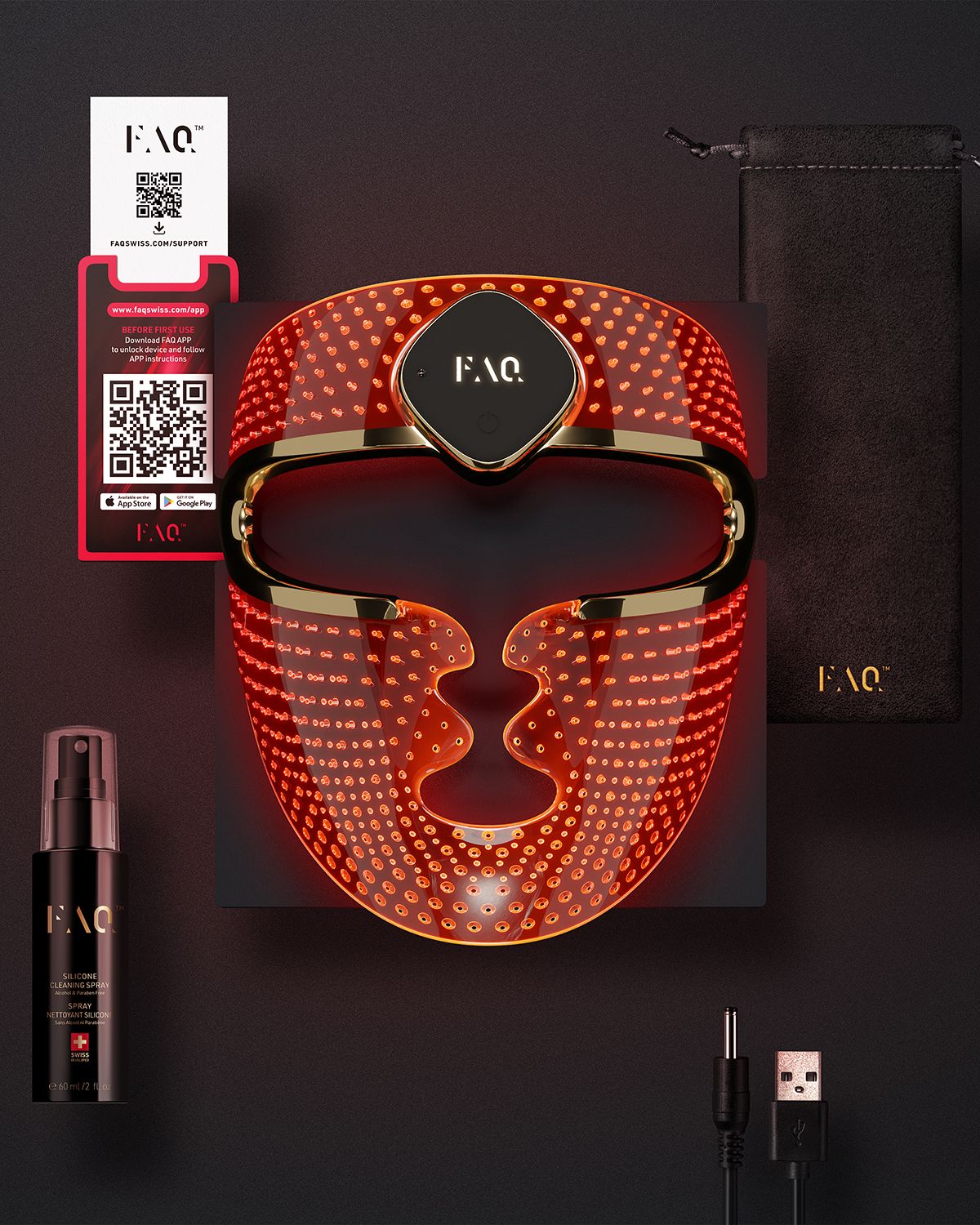 Foreo FAQ 202 Wireless Silicone LED Face Mask